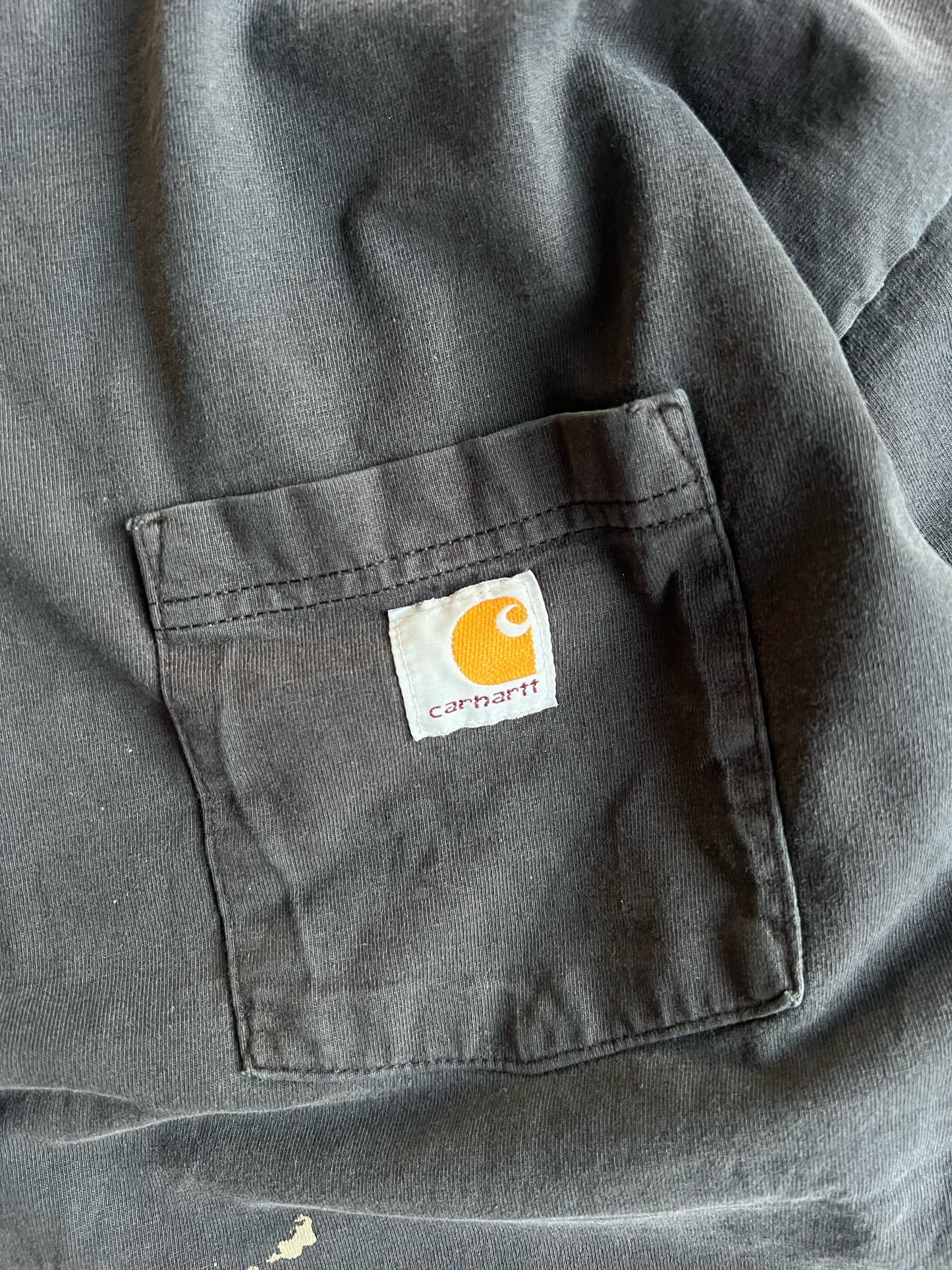 Navy Carhartt Long Sleeve Shirt - XL