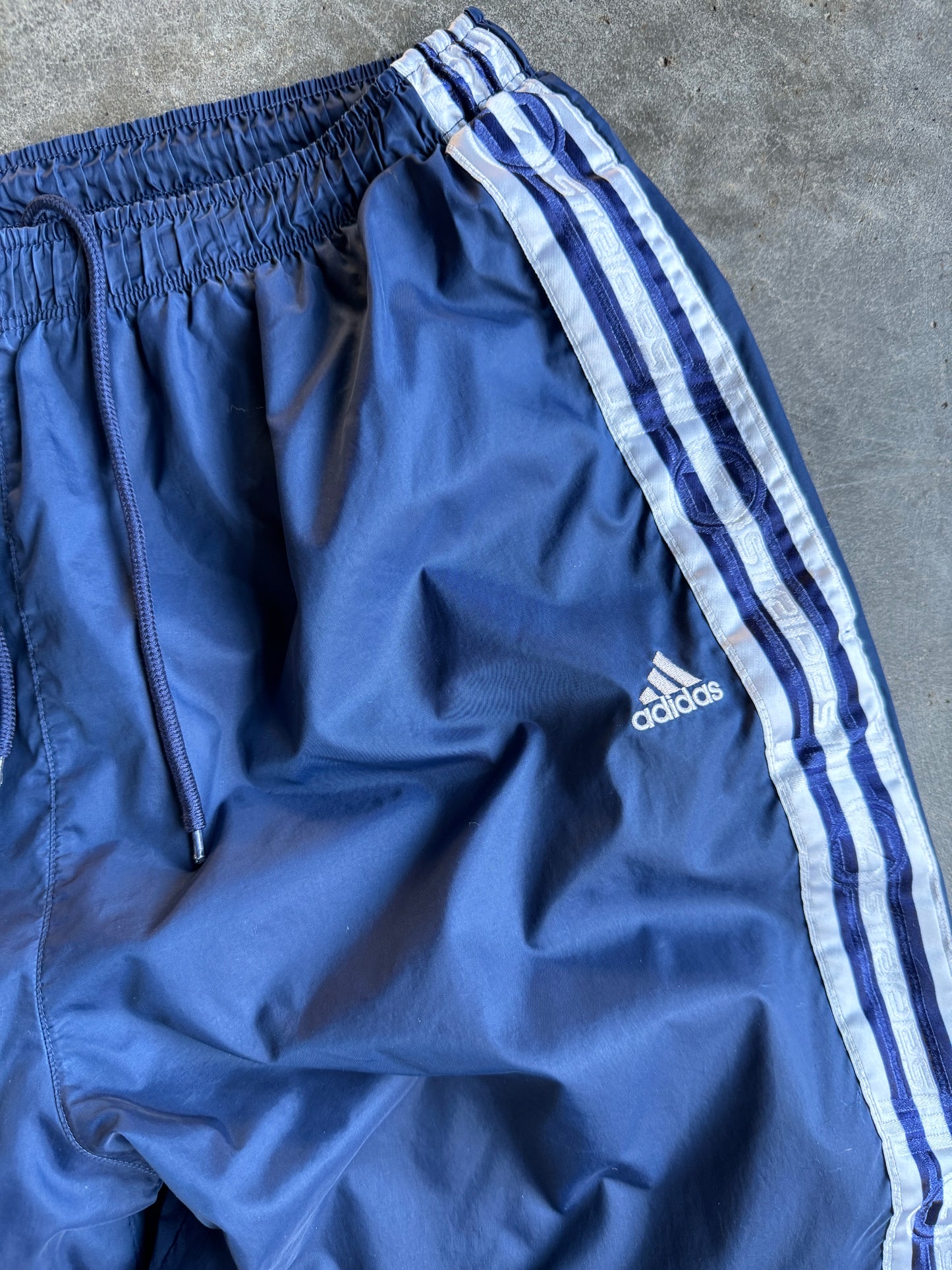 Vintage Navy Adidas Track Pants - L