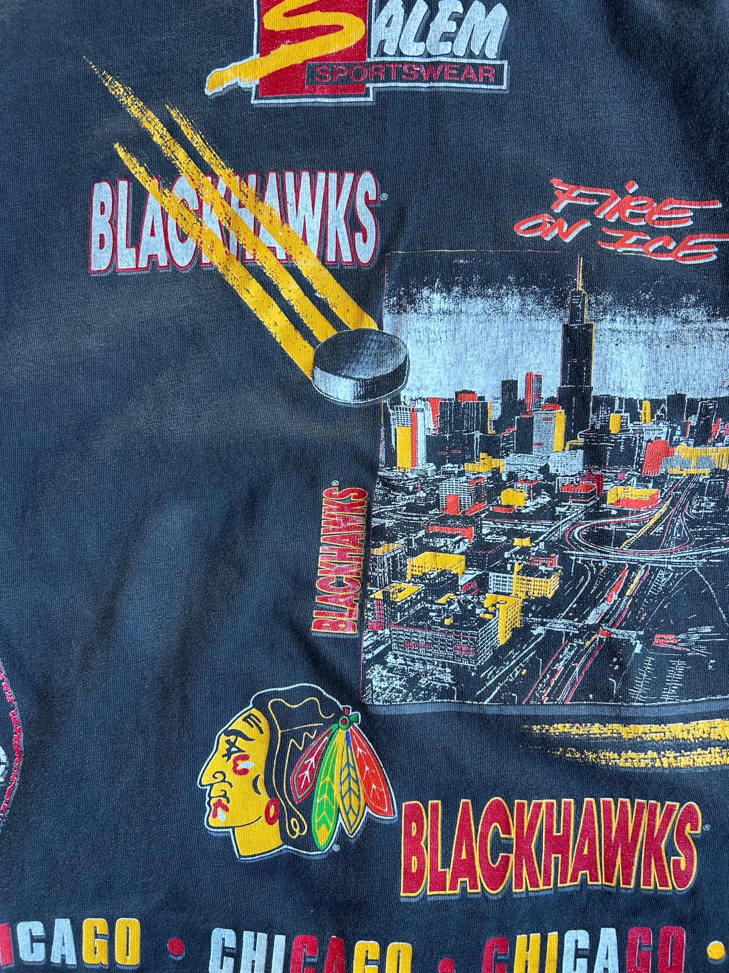 Vintage Chicago Blackhawks NHL Shirt - L