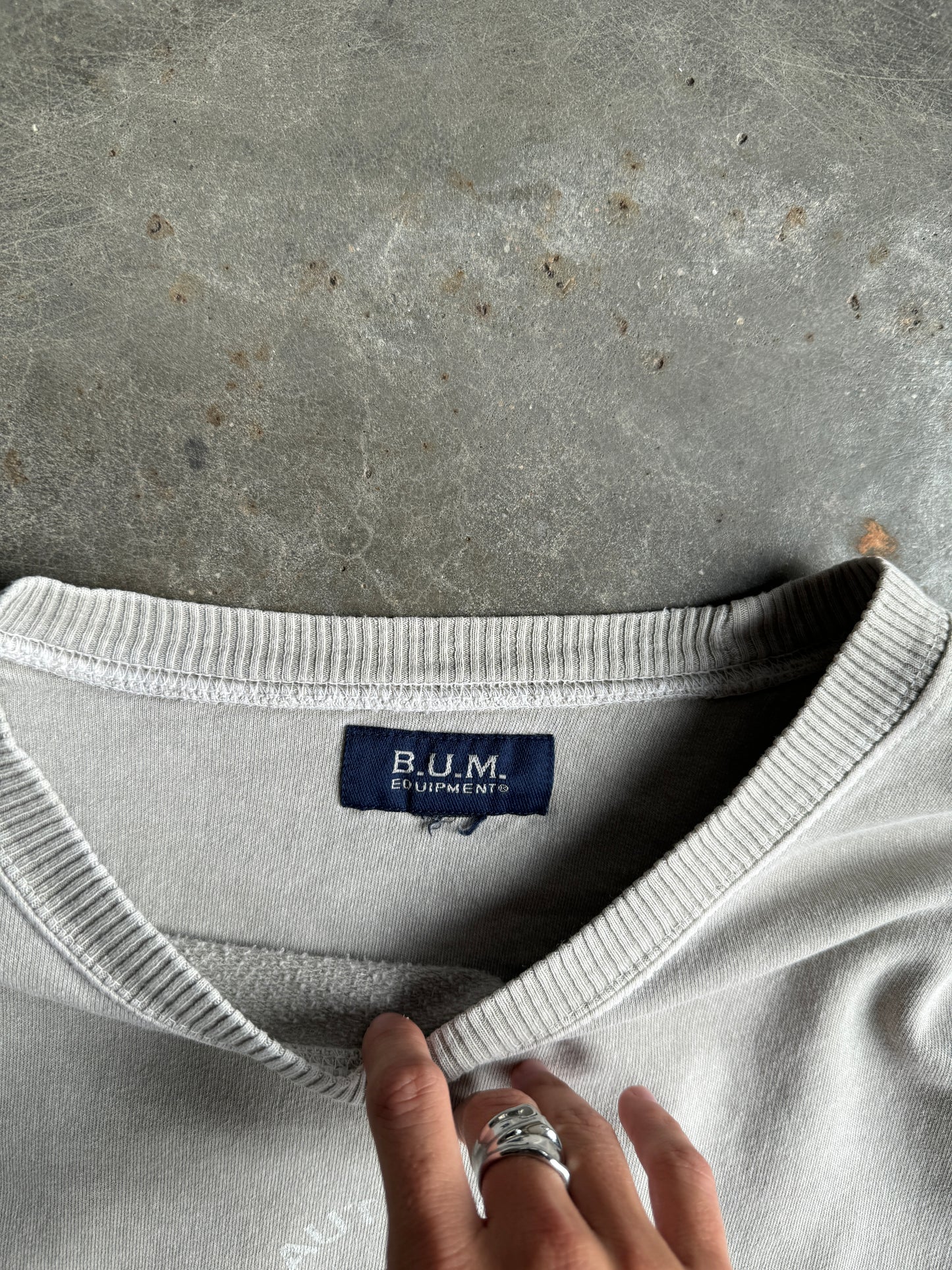 Vintage Bum Equipment Tan Crew  - XL