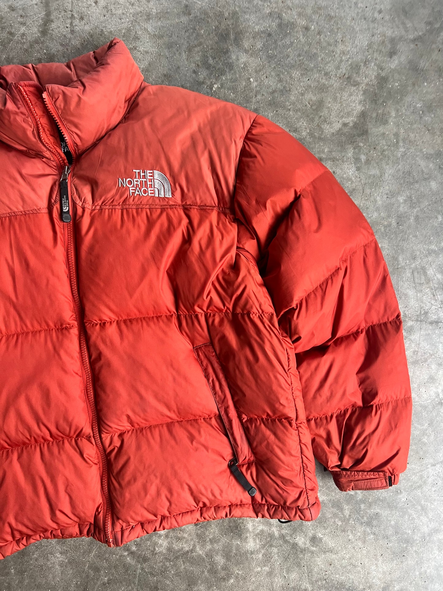 Vintage Burnt Orange North Face Puffer Jacket - L