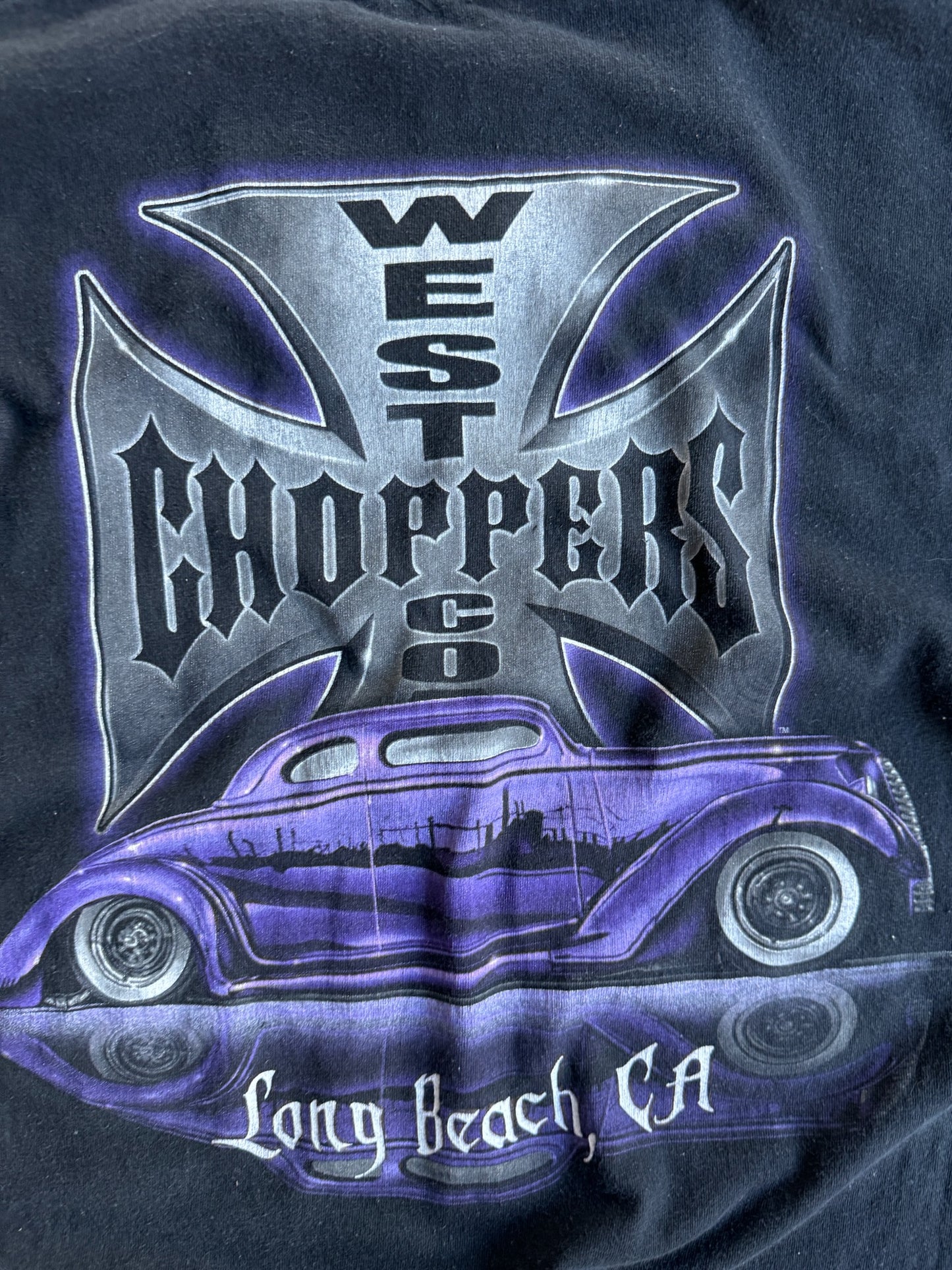 Vintage Black West Coast Choppers Baby Tee - M