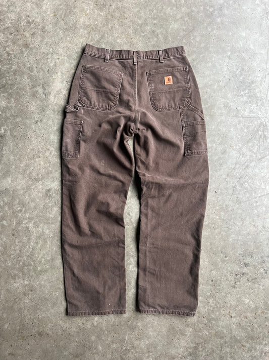 Vintage Brown Carhartt Carpenter Pants - 34