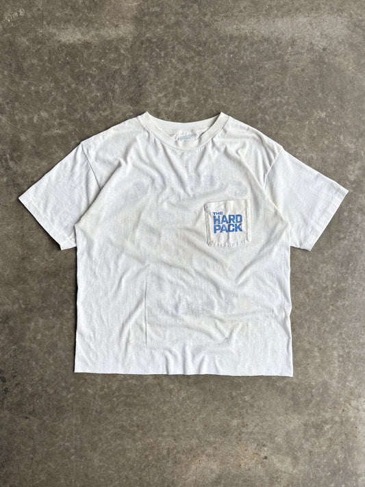 Vintage White Cropped Hard Pack Camel Shirt - XL