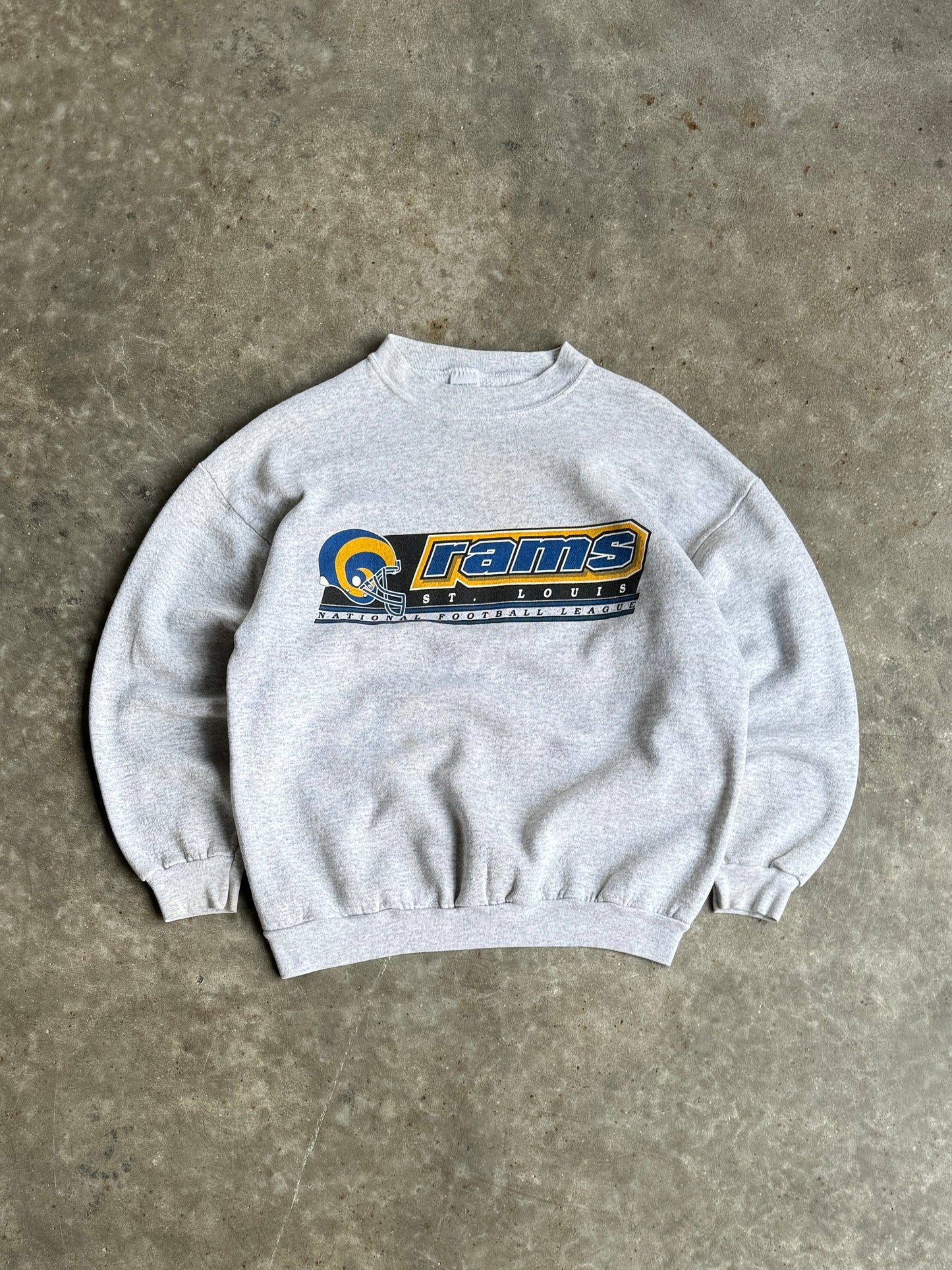 Vintage St Louis Rams NFL Crew - L