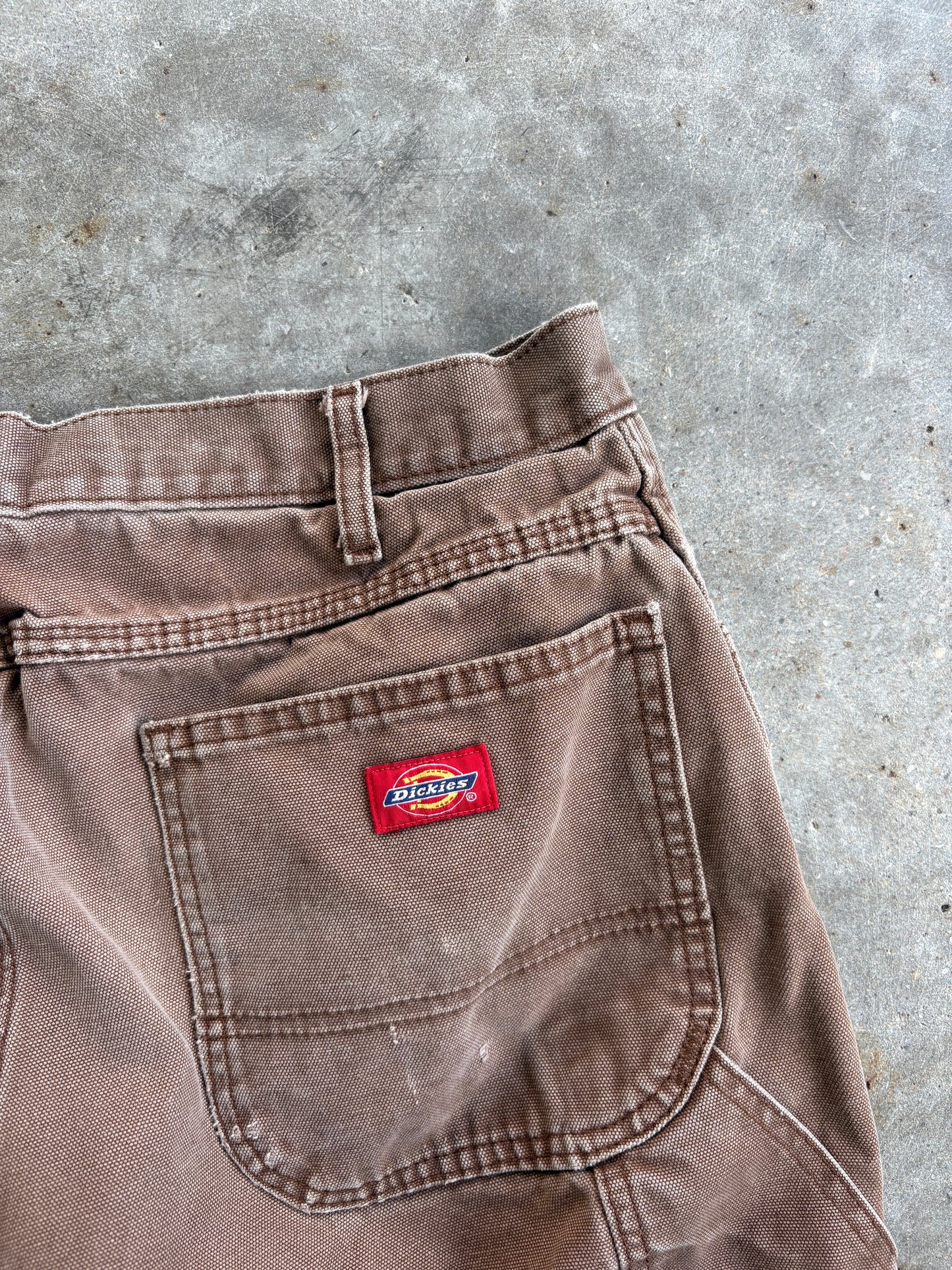 Vintage Light Brown Distressed Dickies Carpenter Pants - 34