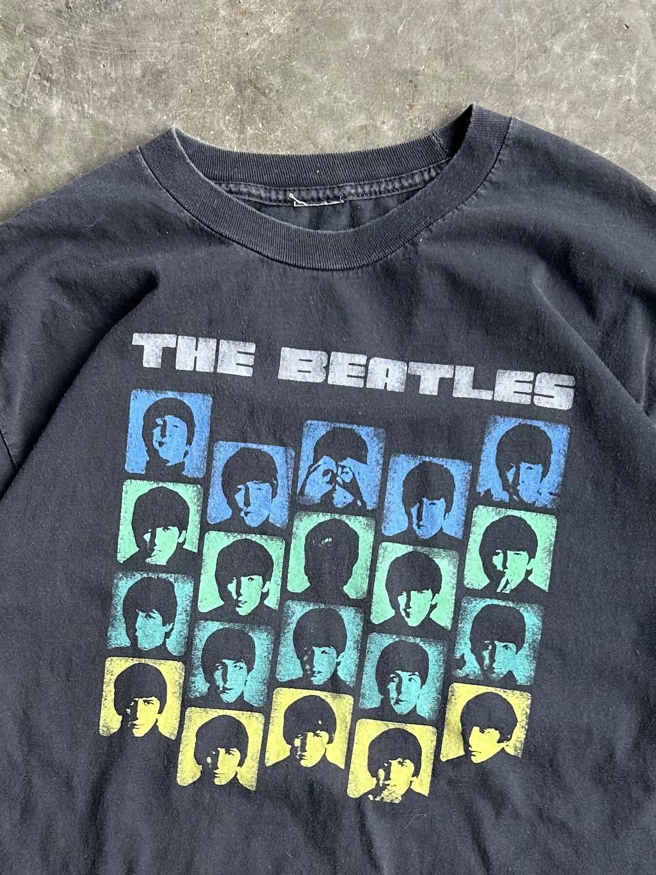 Vintage Black The Beatles Tee - L