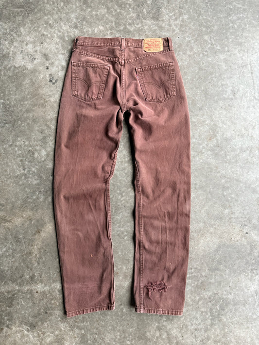 Vintage Rust 501 Levi's Denim Pants - 32