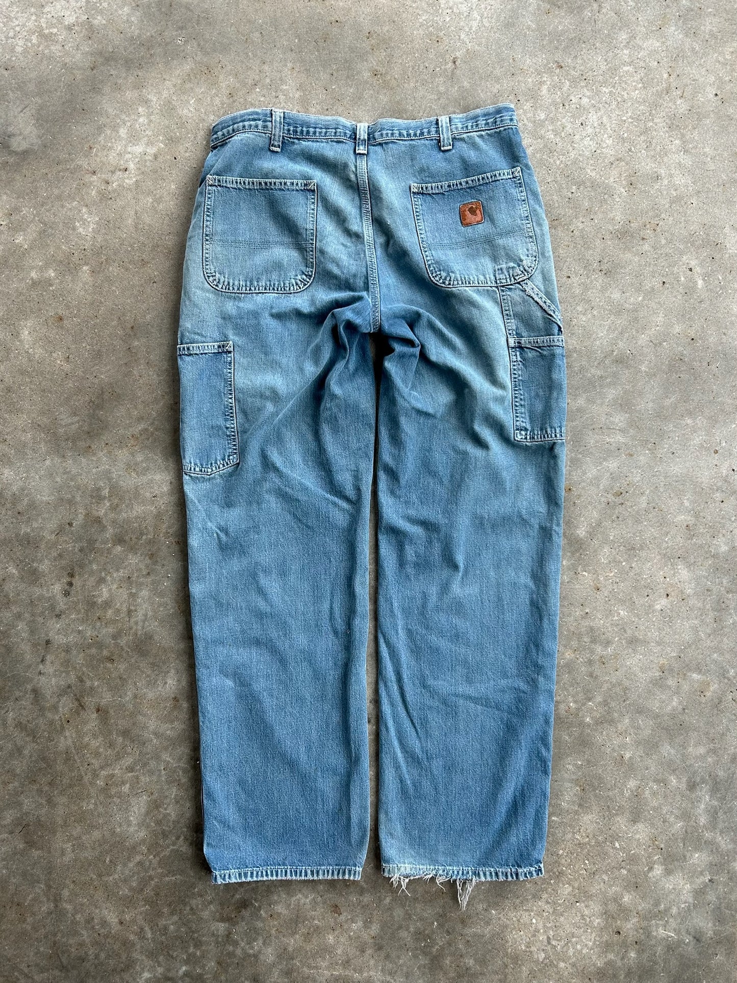 Vintage Distressed Carhartt Denim Pants - 36