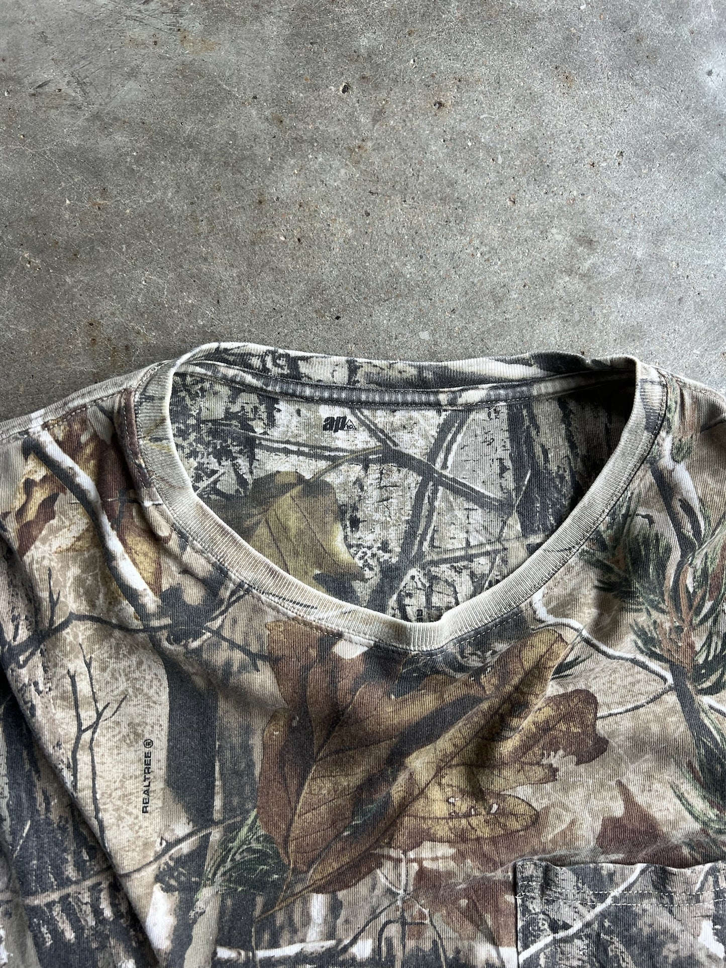 Vintage Camo Long Sleeve Shirt - XL