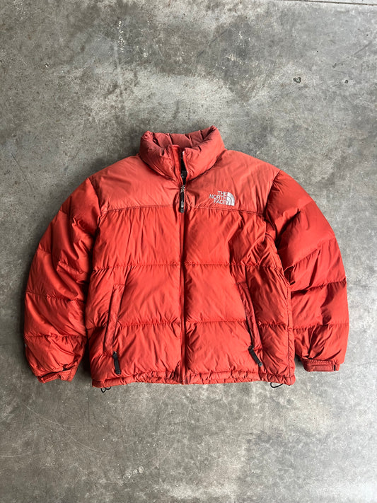 Vintage Burnt Orange North Face Puffer Jacket - L