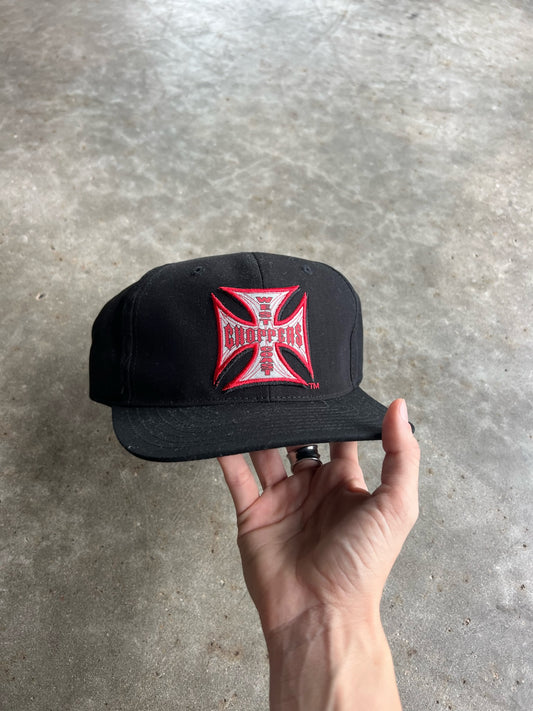 Vintage Black West Coast Choppers Snapback Hat