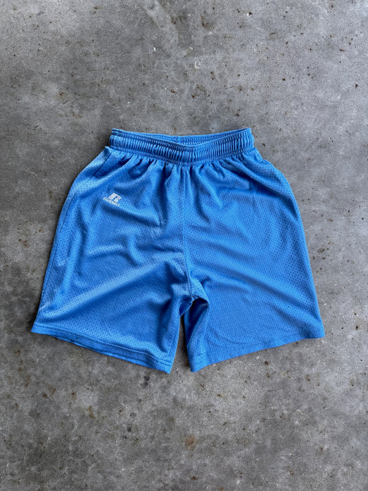 Light Blue Russell Athletic Mesh Shorts - M