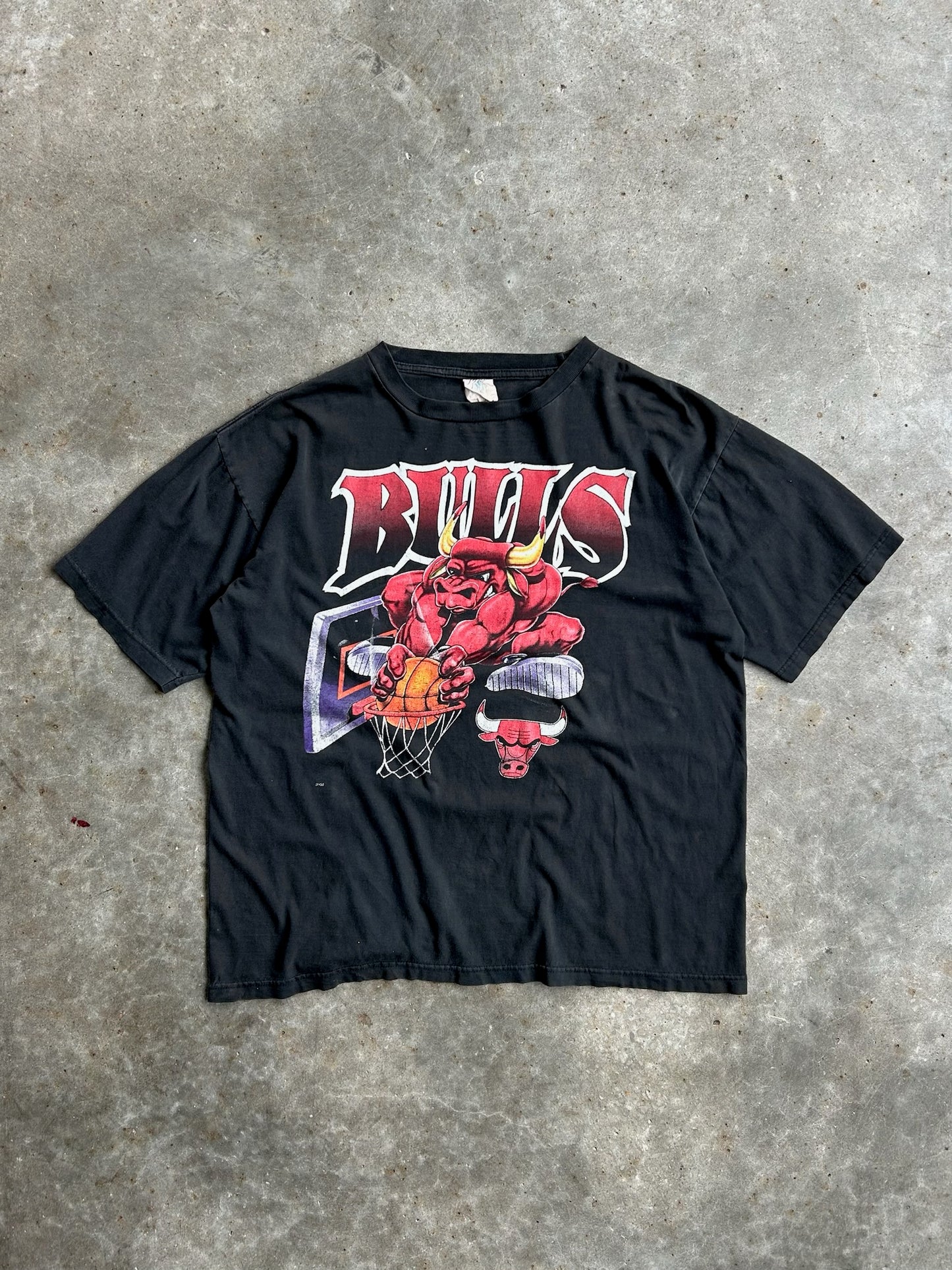 Vintage Black Chicago Bulls Shirt - XL