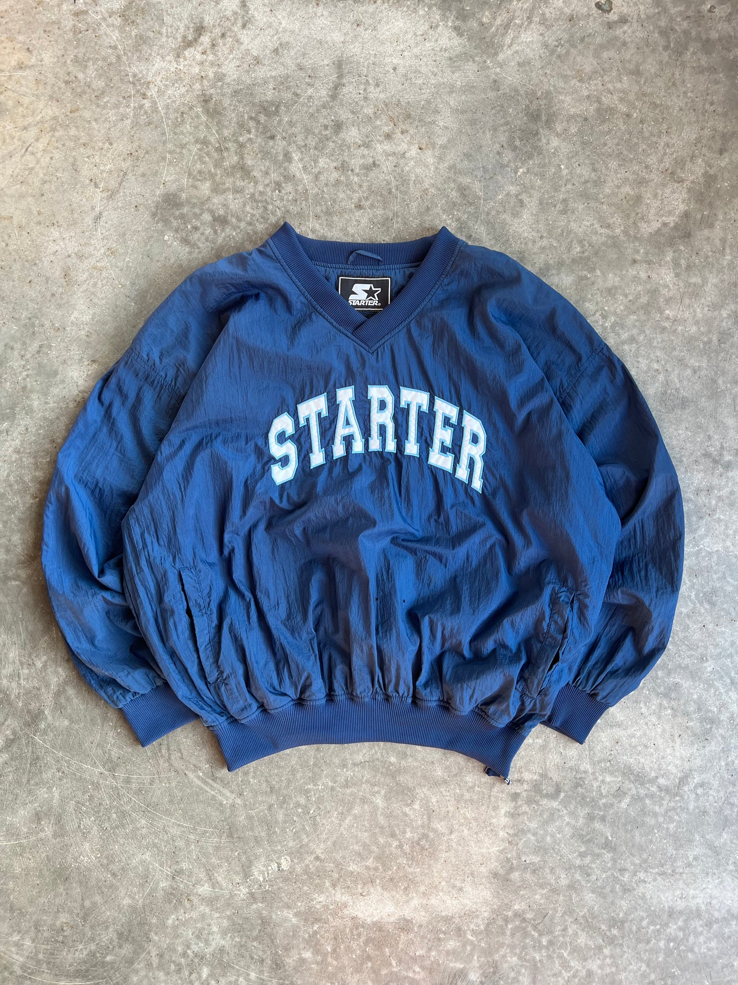 Vintage Navy Blue Starter Windbreaker - XXL