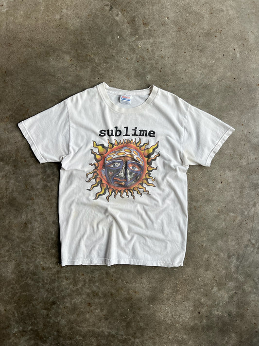 Vintage White Sublime Skunk Records Shirt - S