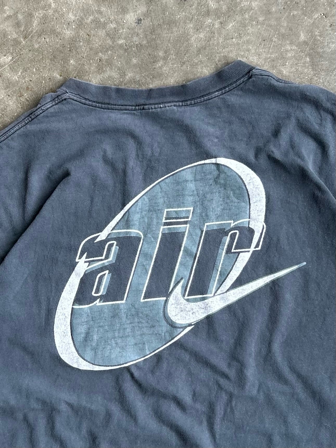 Vintage Black Nike Air Shirt - XXL