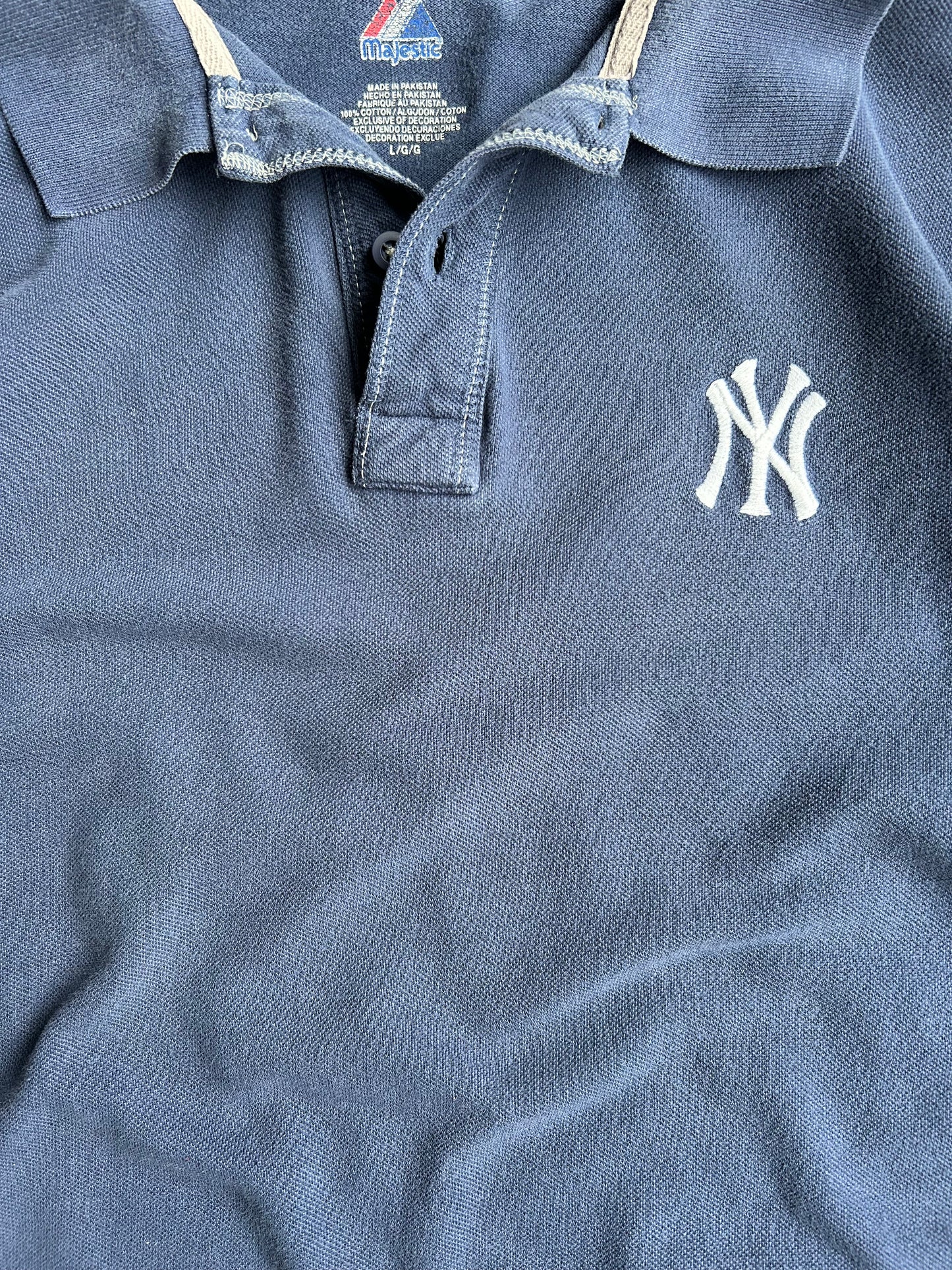 Vintage Yankees Polo Shirt - L