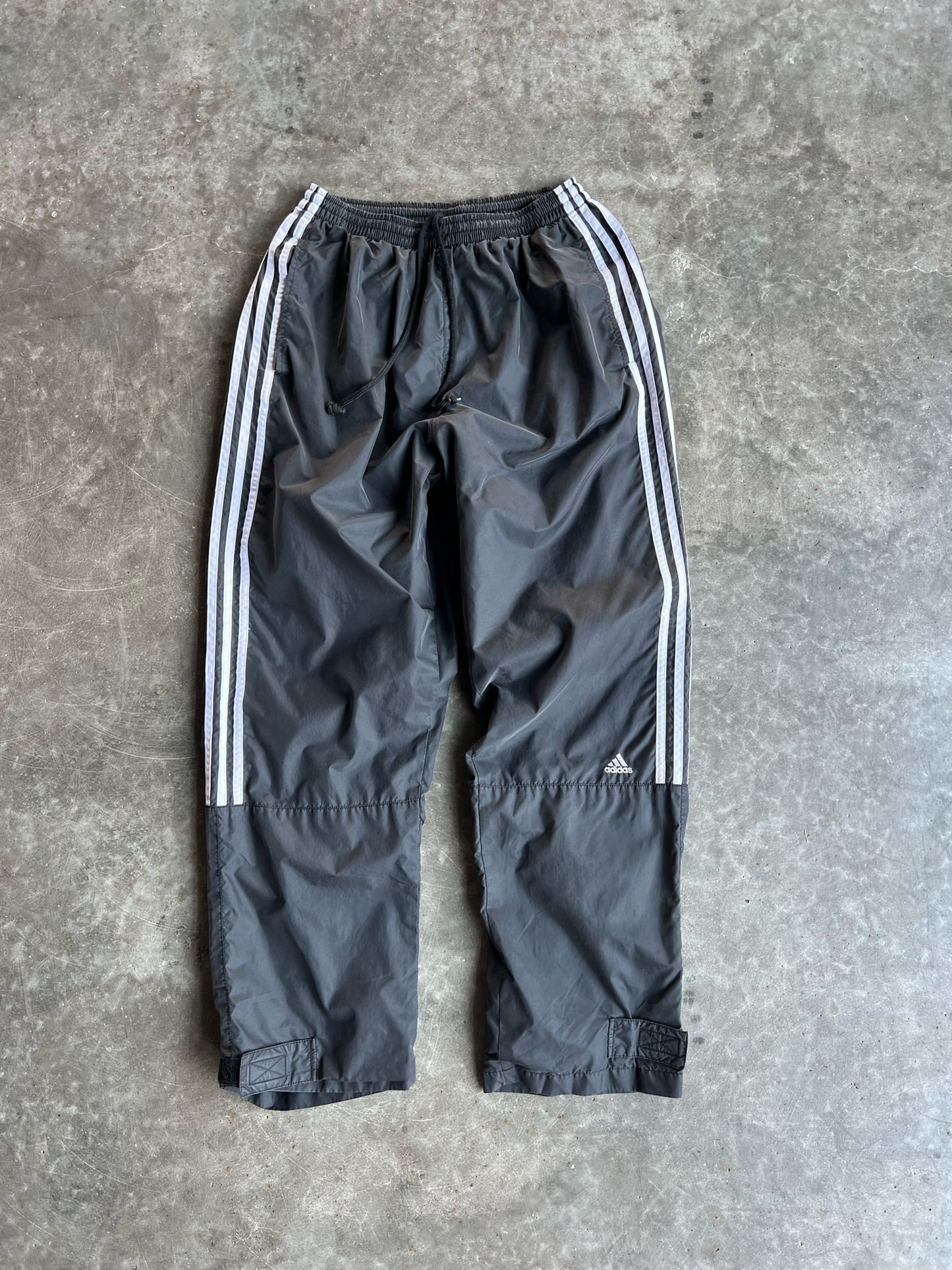 Vintage Black Adidas Track Pants - L