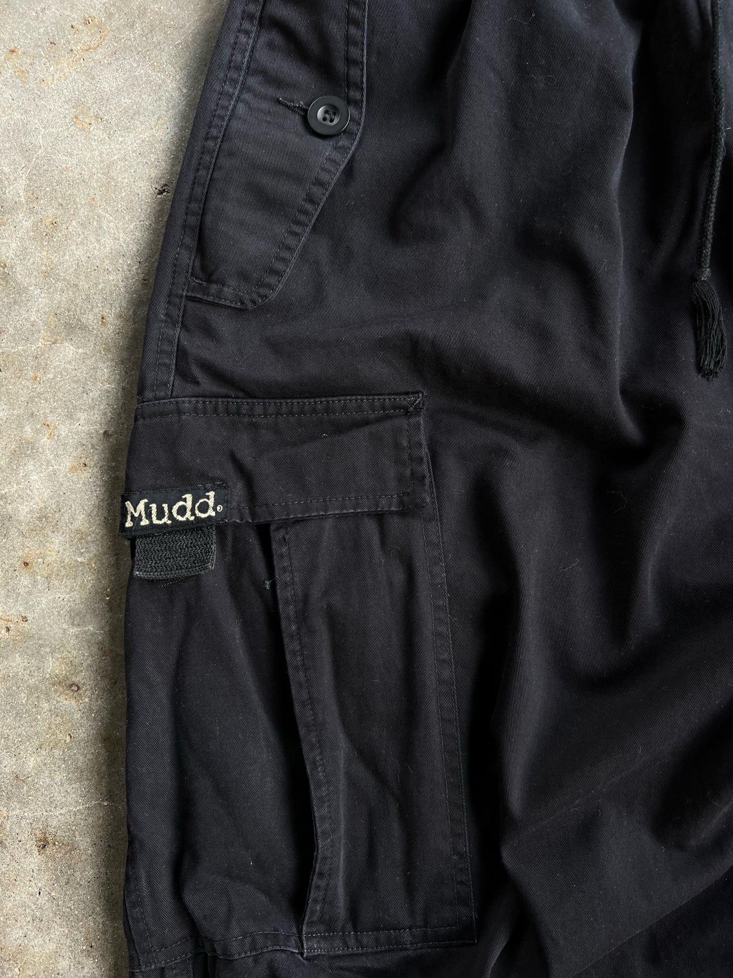 Vintage Black Mudd Cargo Pants - L