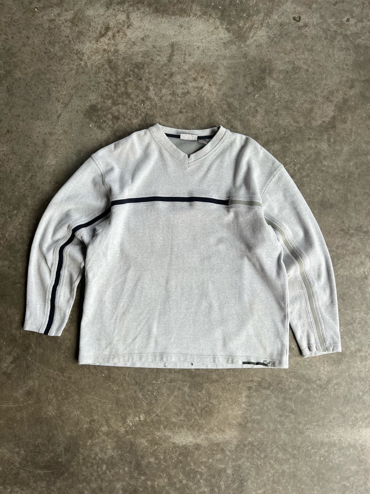 Vintage Extreme Gear Stripe Sweater - L