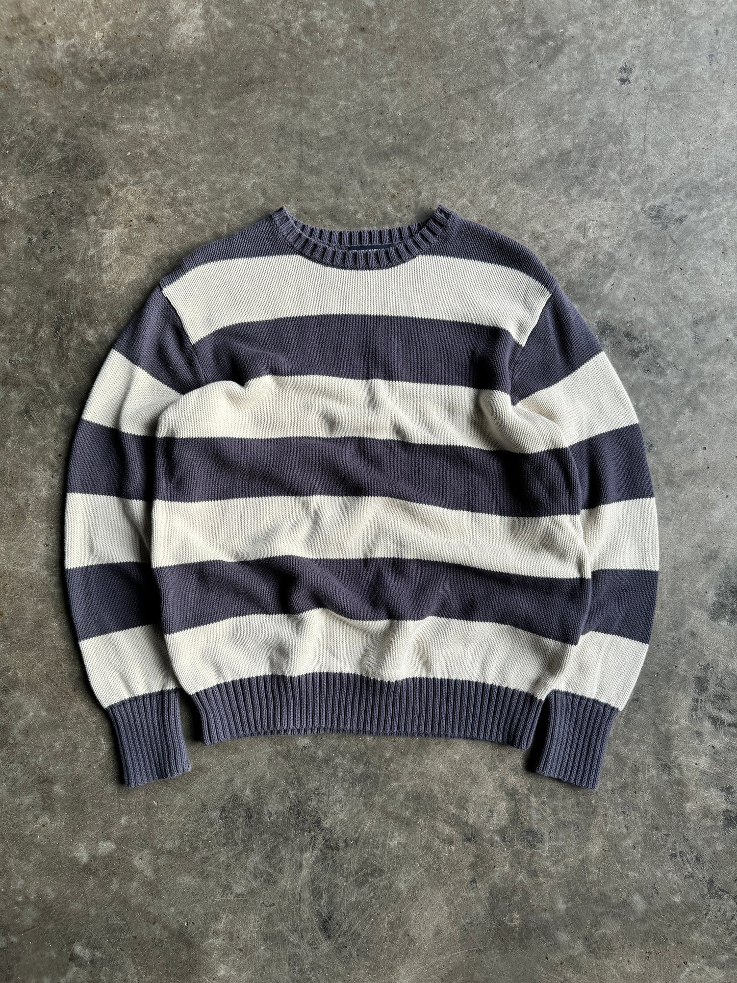 Brandy Striped Sweater - L