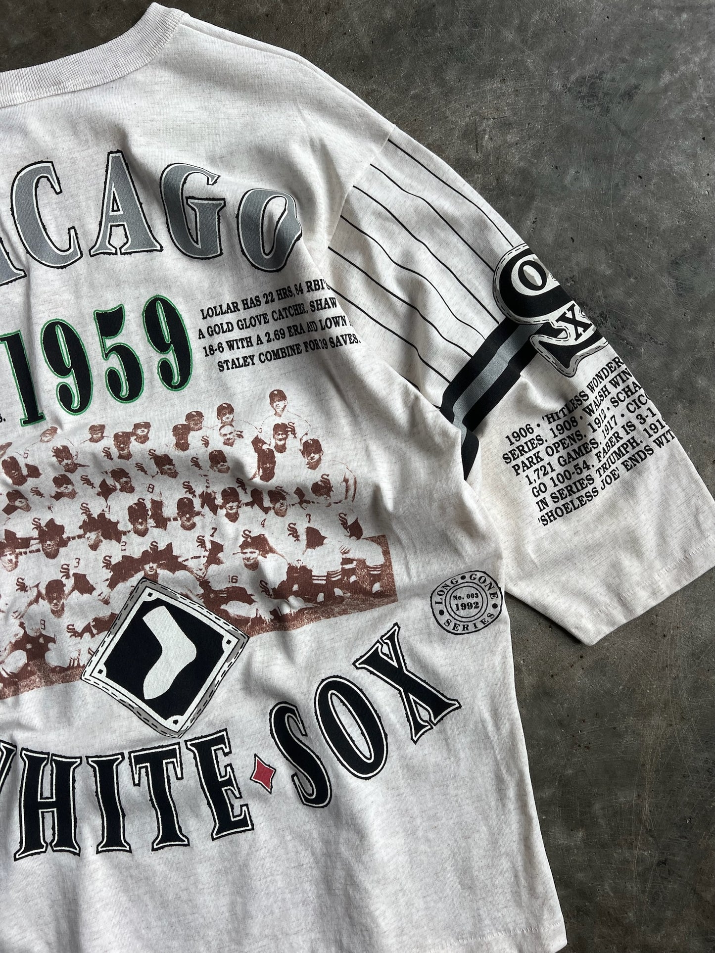 Vintage Chicago White Sox Single Stitch Long Gone Shirt - L