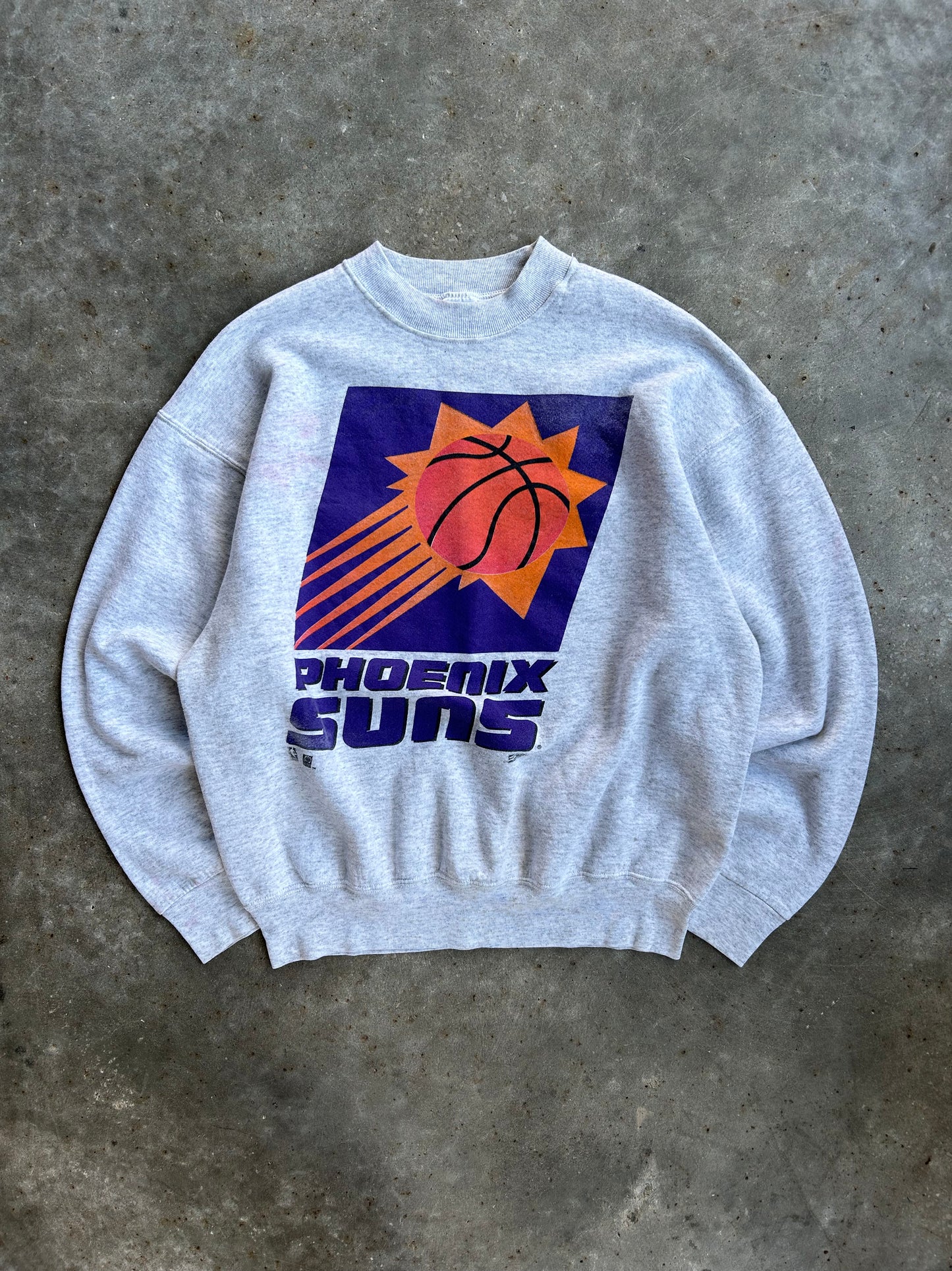 Vintage Grey Phoenix Suns Crew - XL