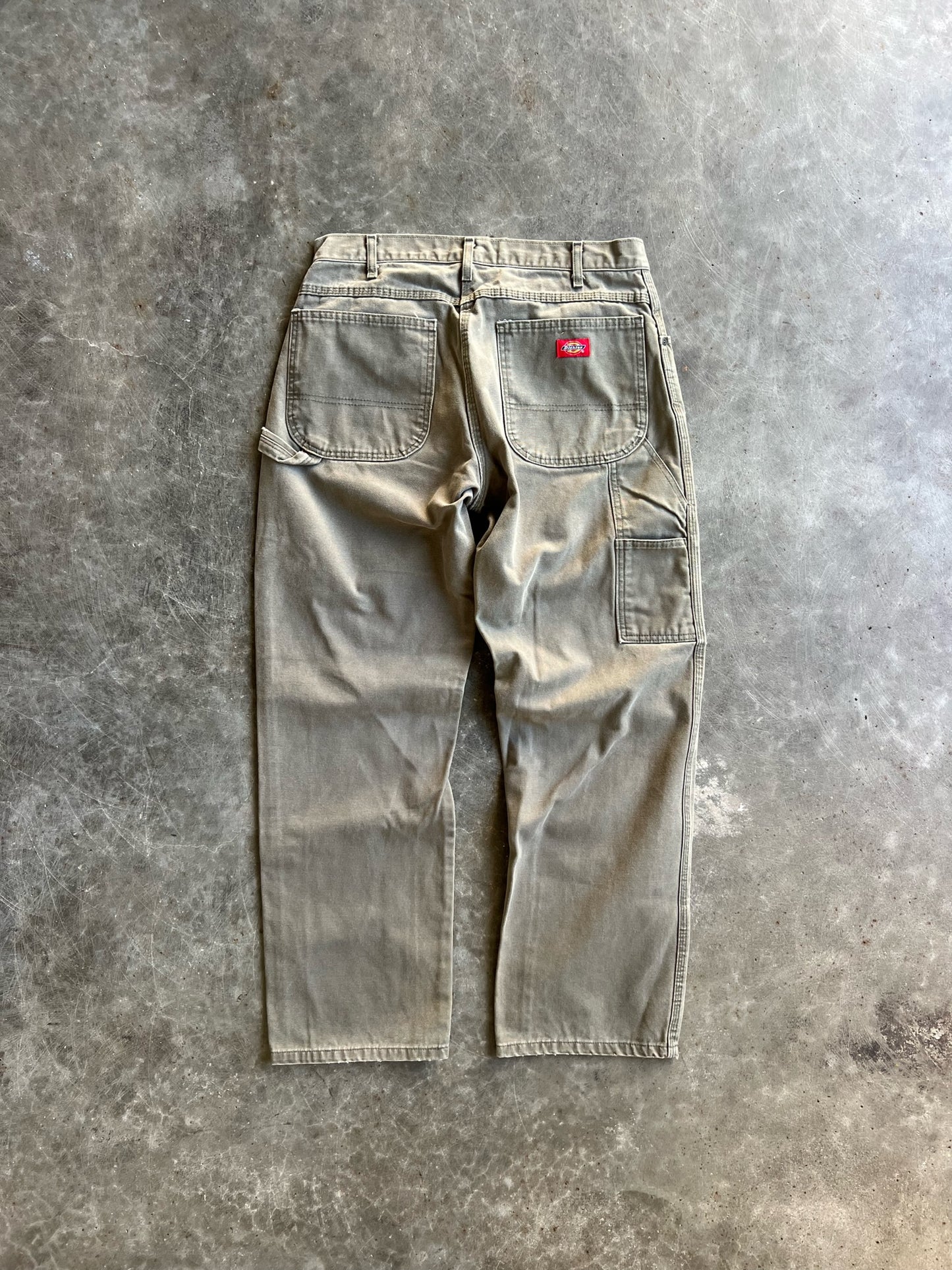 Vintage Army Green Dickies Carpenter Pants - 32