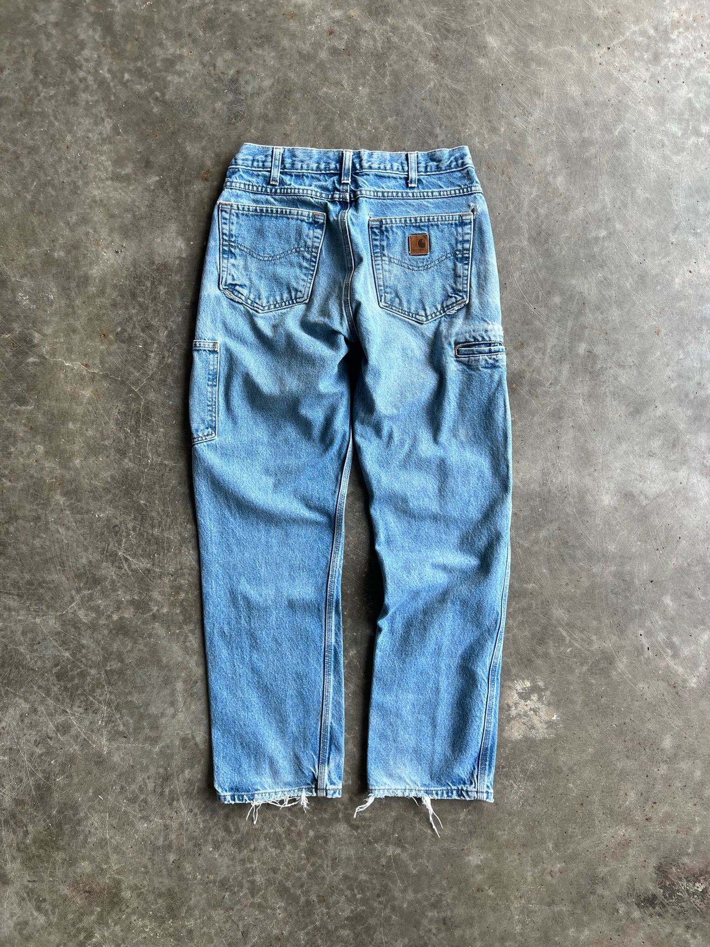 Vintage Medium Wash Carhartt Carpenter Pants - 32