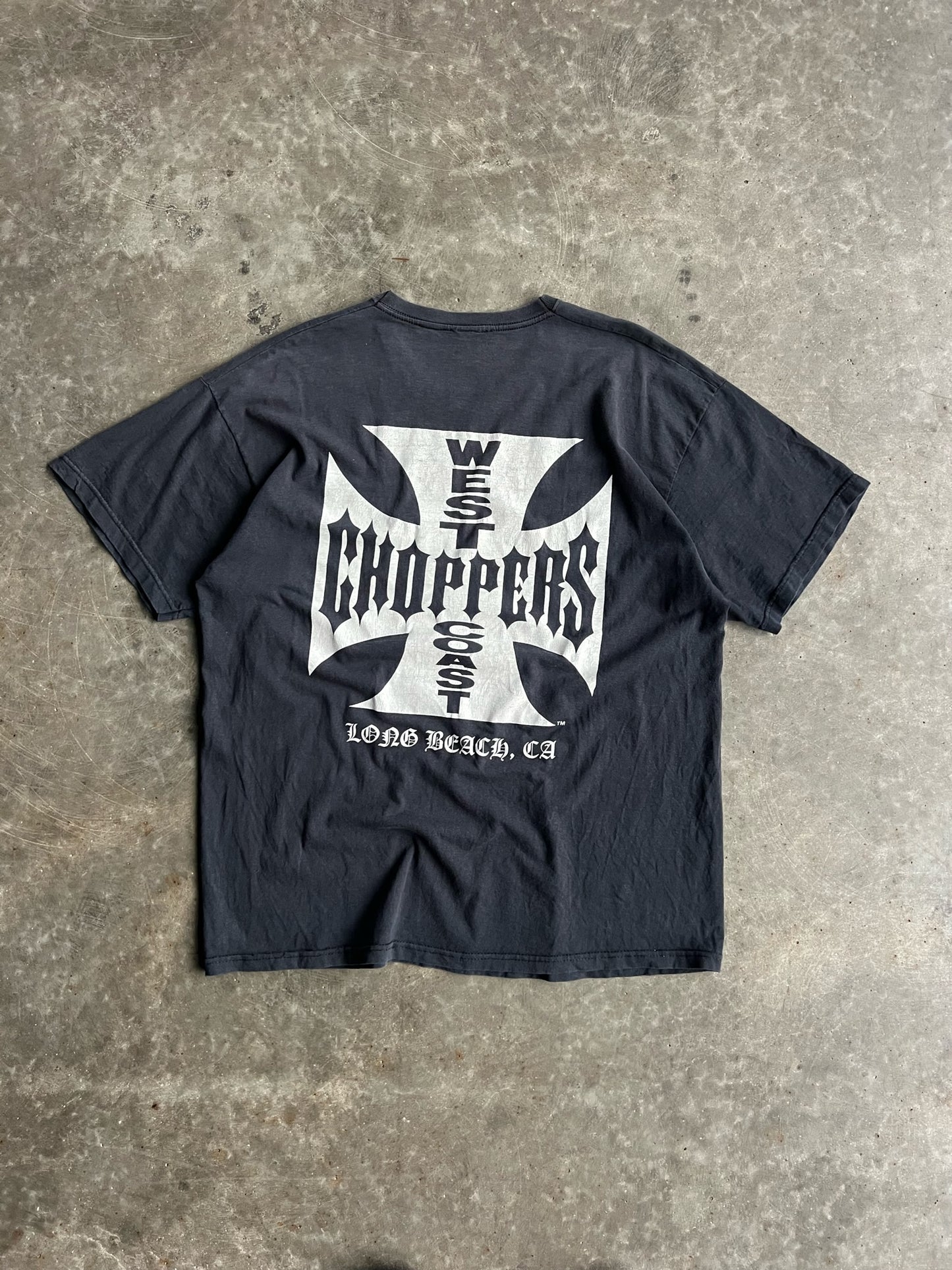 Vintage Black West Coast Choppers Shirt - XL