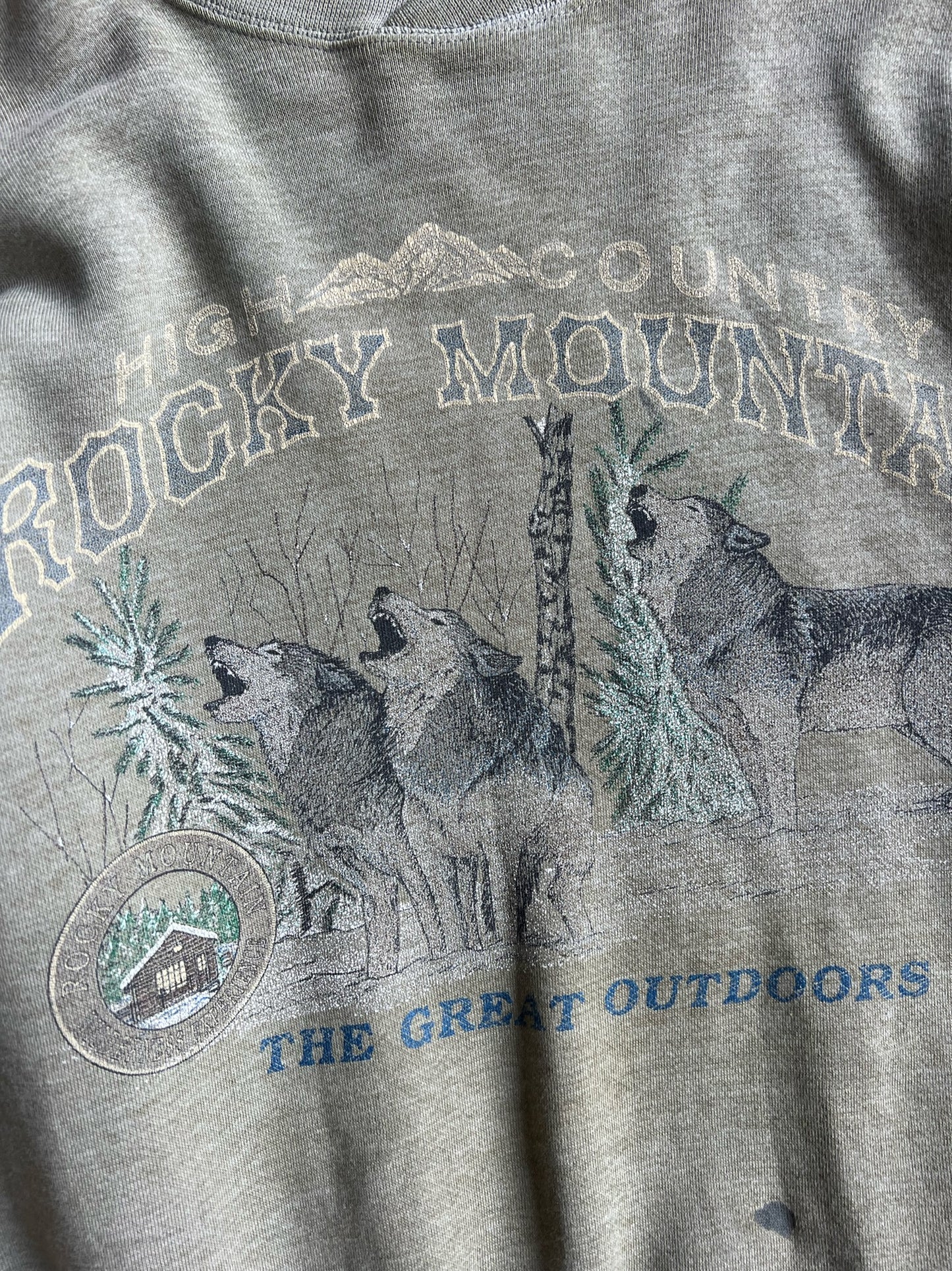 Vintage Rocky Mountain Danaggers Crew - XL