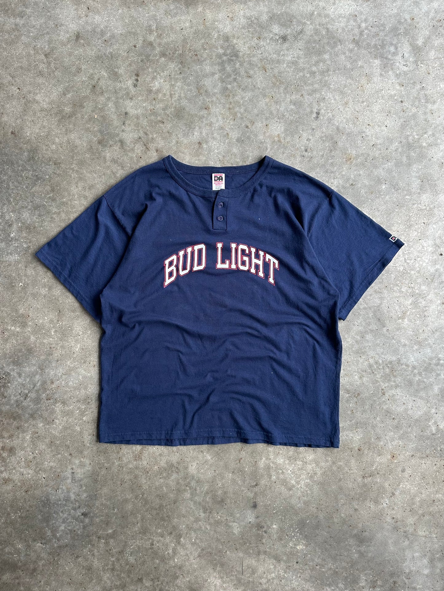 Vintage Navy Bud Light Shirt - XXL