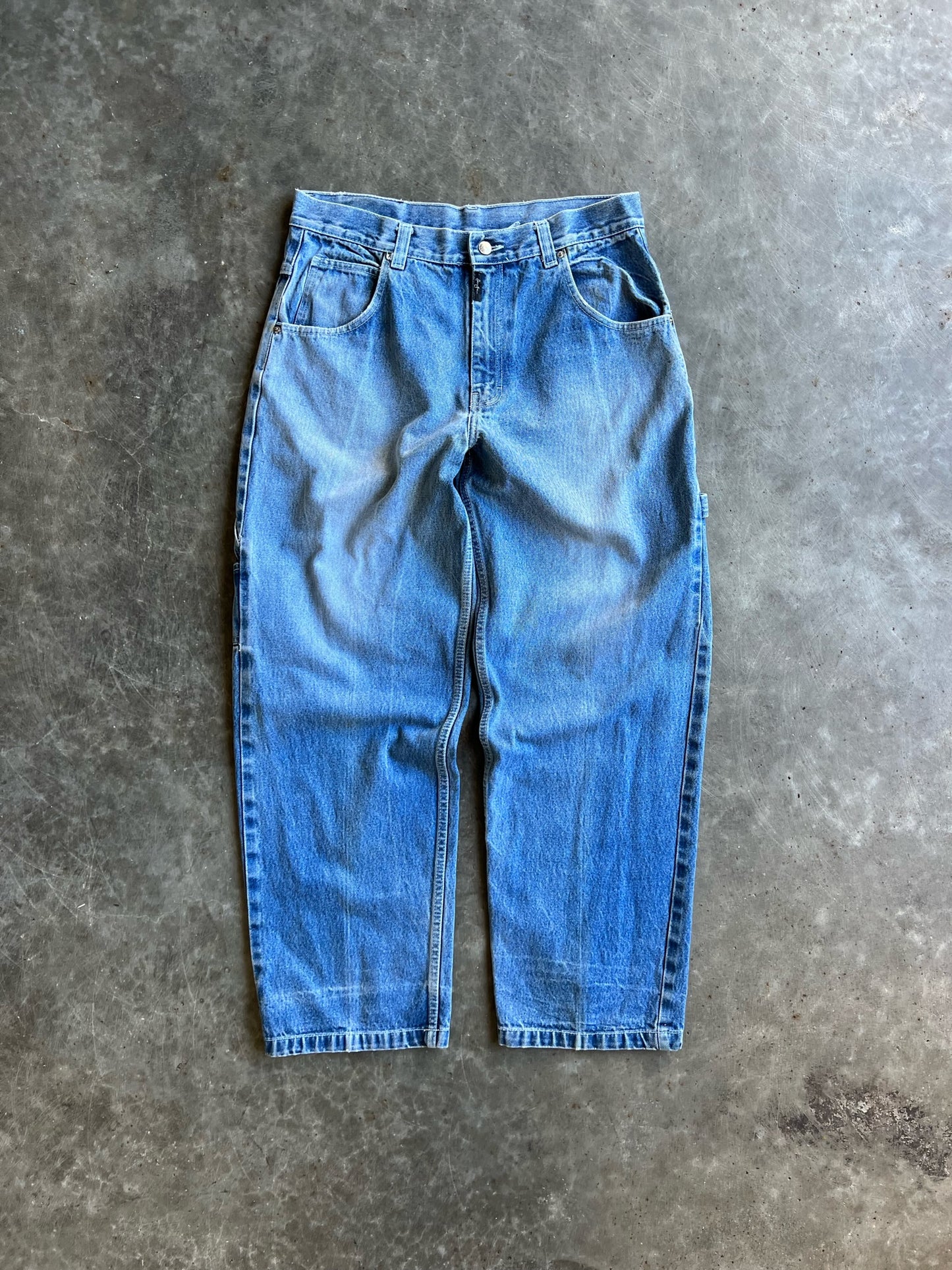 Vintage Medium Wash John Jeans Carpenter Pants - 35