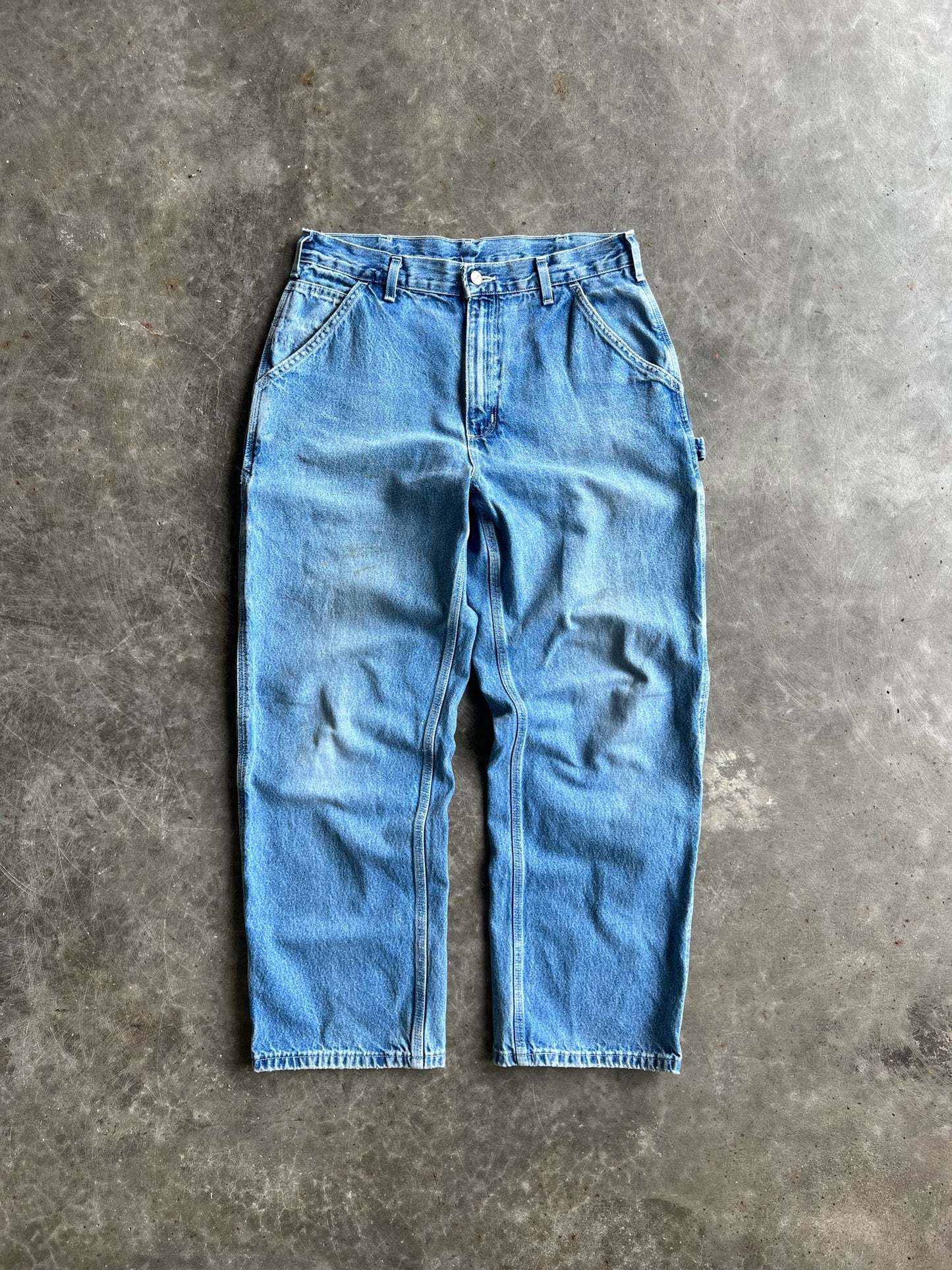 Vintage Medium Wash Carhartt Carpenter Pants - 32