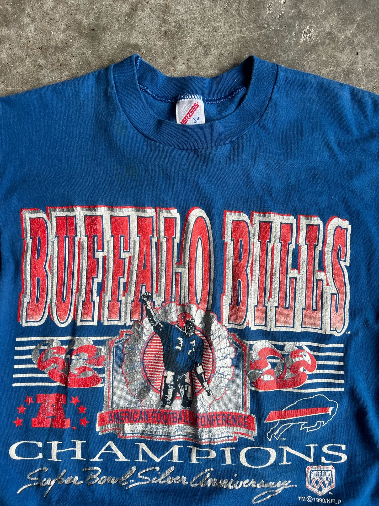 Vintage Buffalo Bills AFC Champion Shirt - L