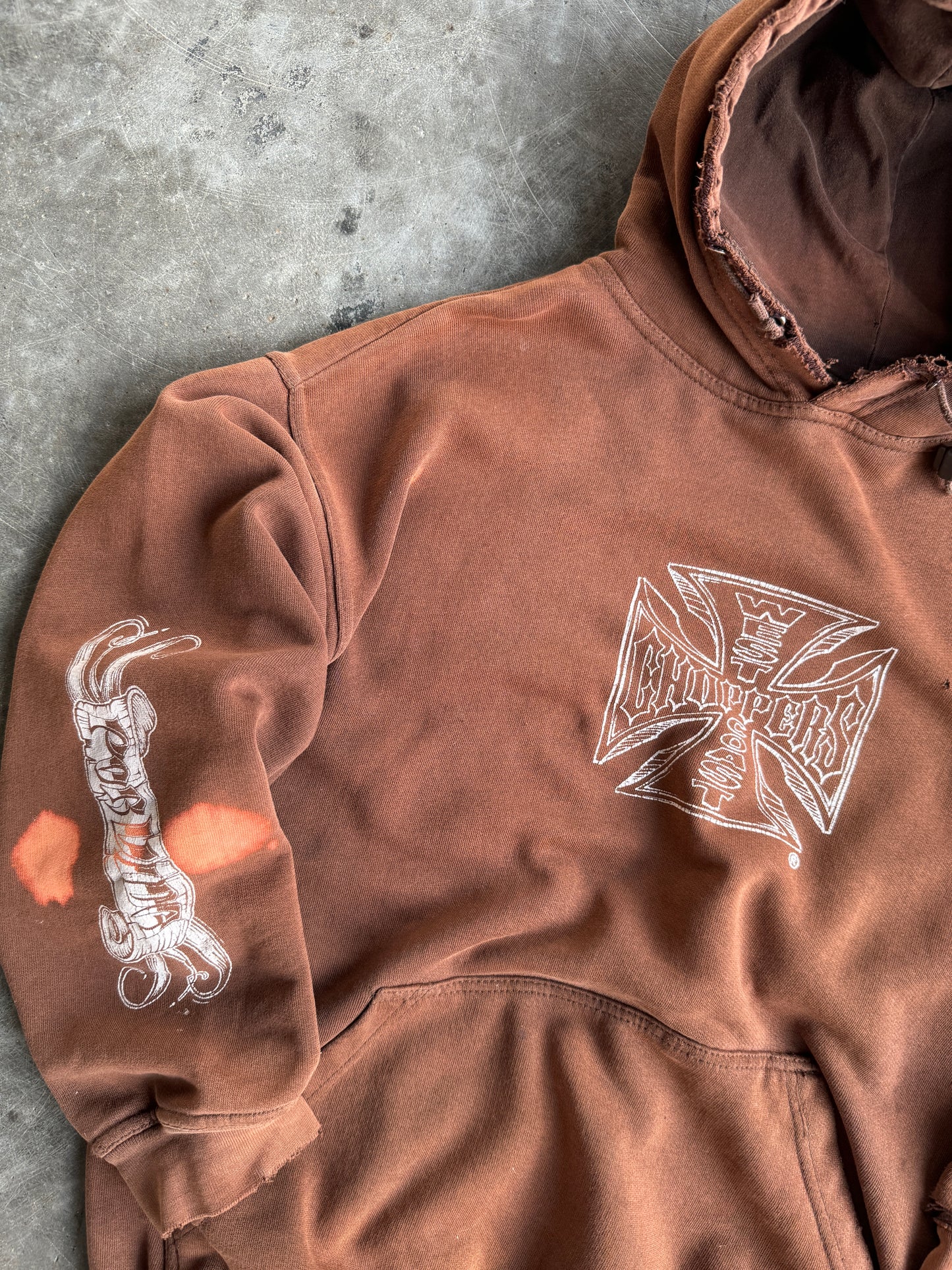 Vintage West Coast Chopper Hoodie - L