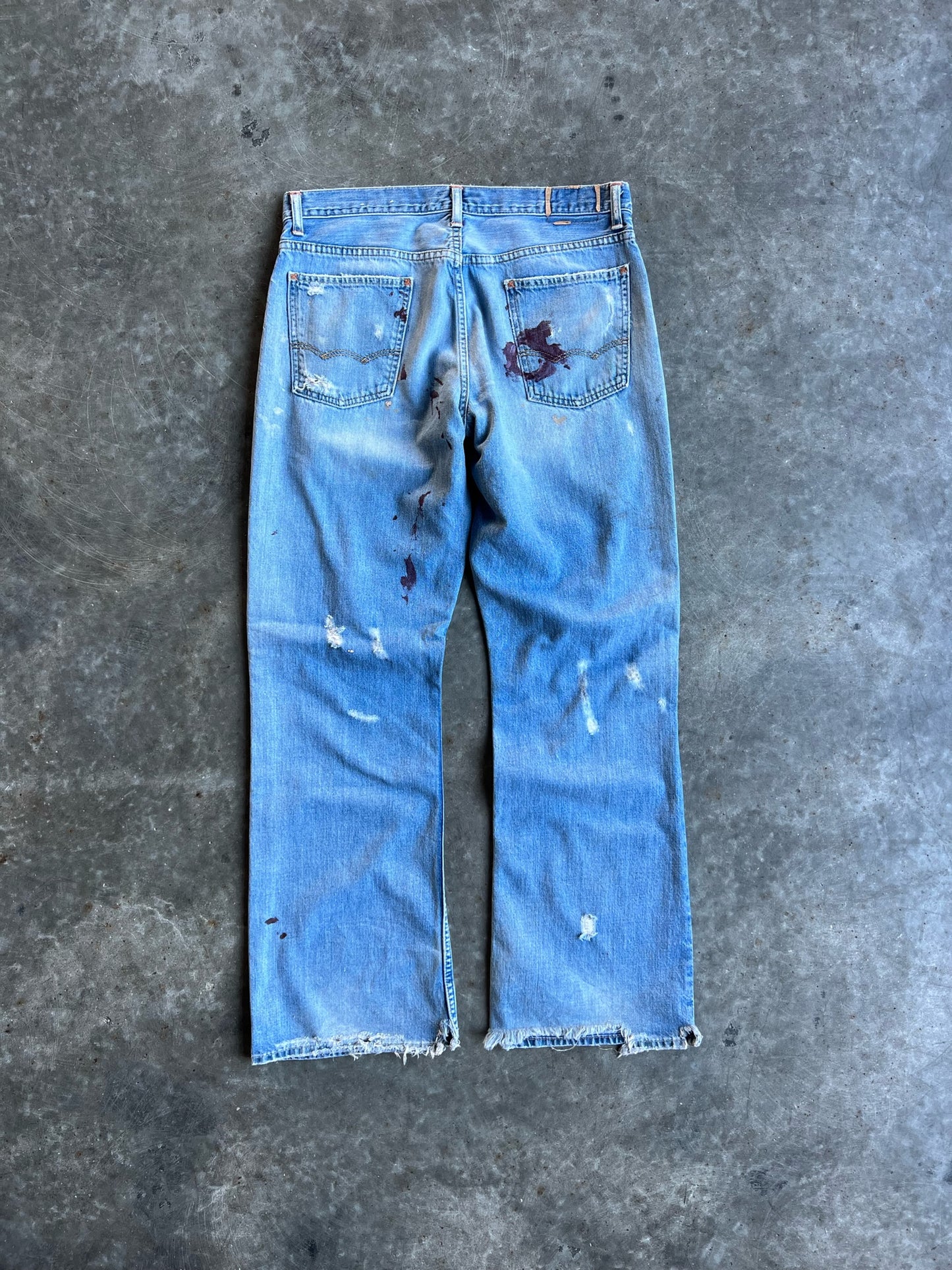 Vintage Distressed Painted American Eagle Pants - 35