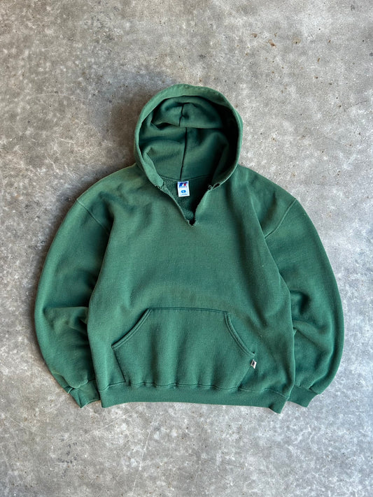 Vintage Green Russell Athletic Hoodie - L