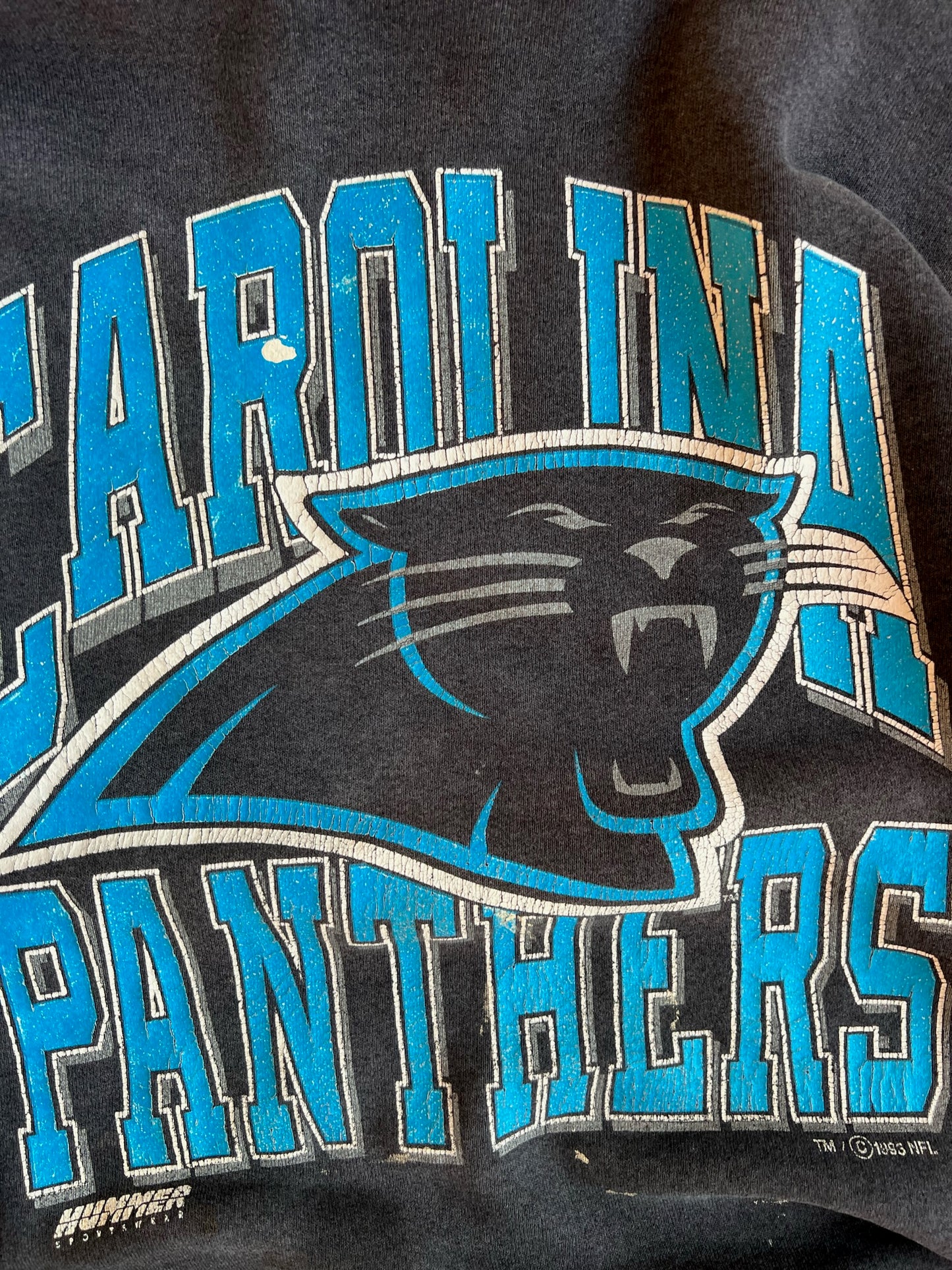 Vintage Carolina Panthers Crew - XL