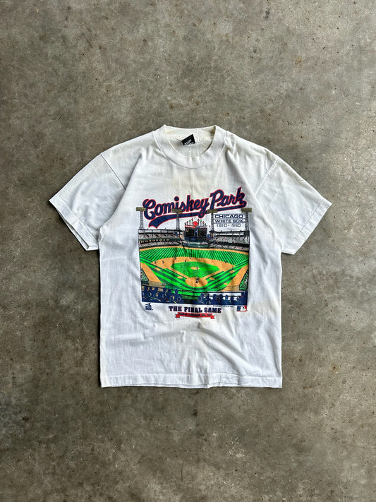 Vintage 1990 Comisky Park White Sox Shirt - L