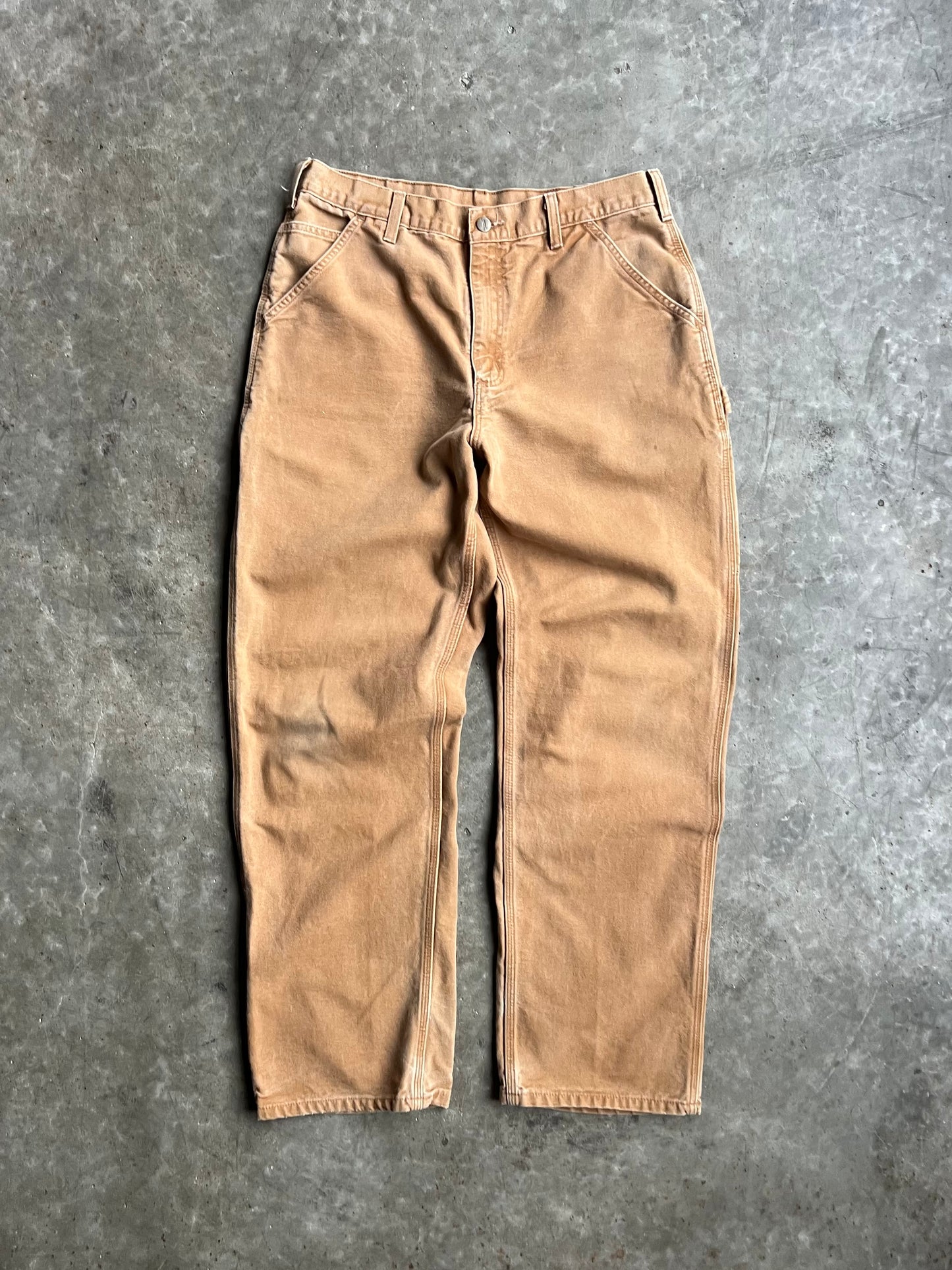 Vintage Tan Carhartt Carpenter Pants - 34