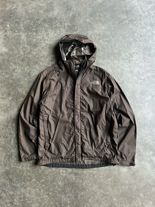 Vintage Brown North Face Zip Up Wind Breaker - M