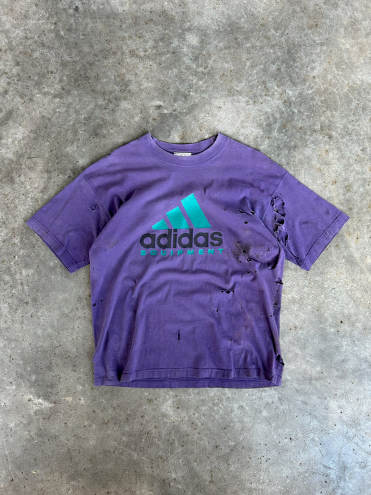 Vintage Distressed Adidas Shirt - L