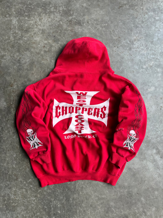 Vintage West Coast Chopper Hoodie - XXL