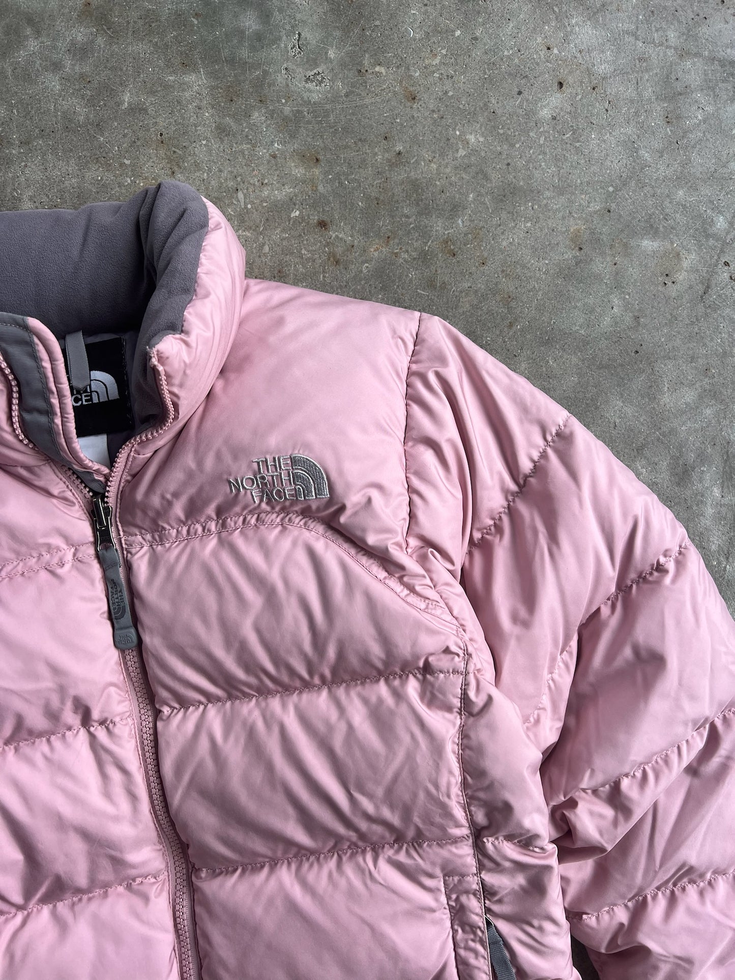 Vintage Baby Pink North Face Puffer Jacket - XS