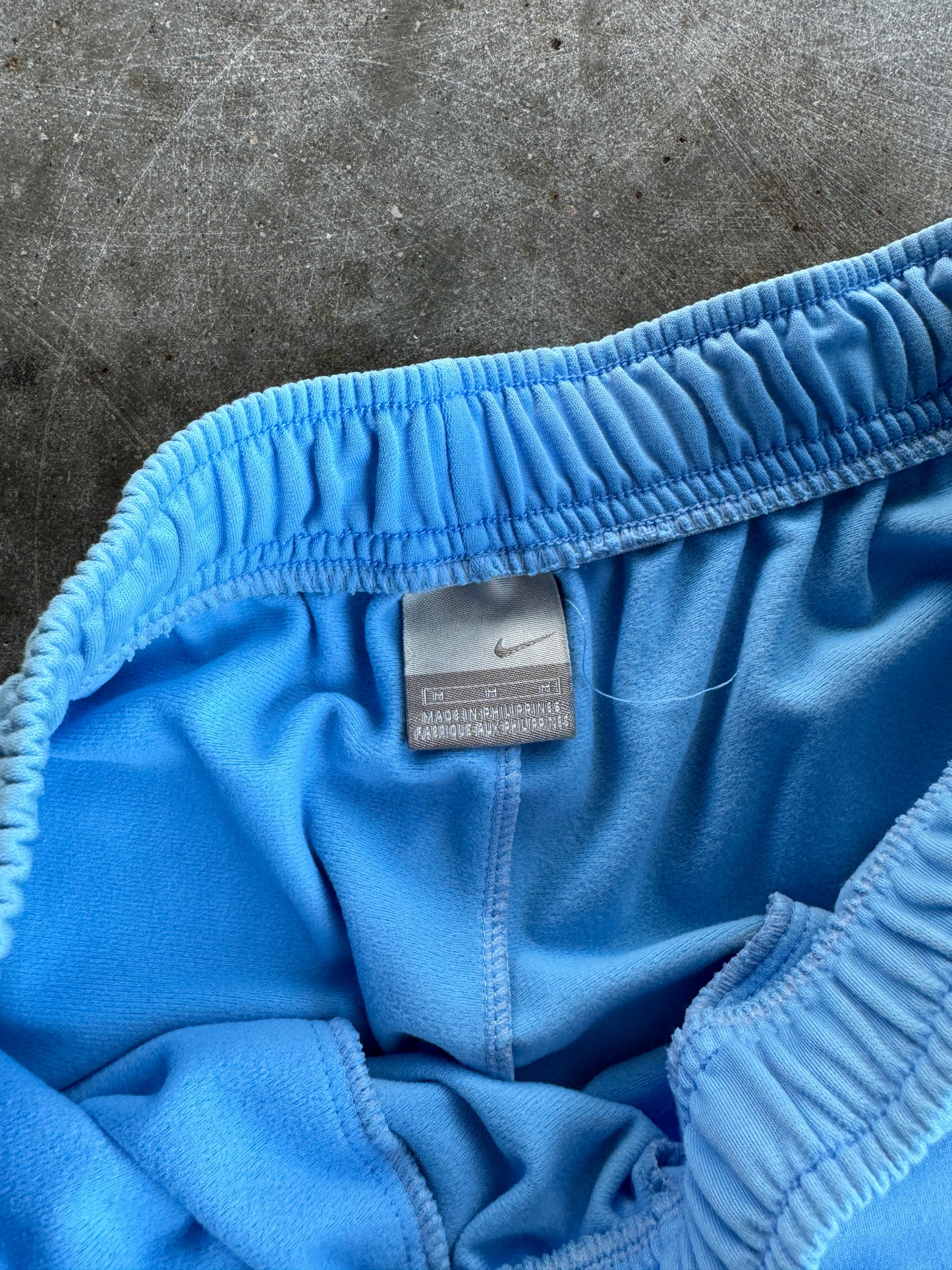 Vintage Light Blue Nike Track Pants - M