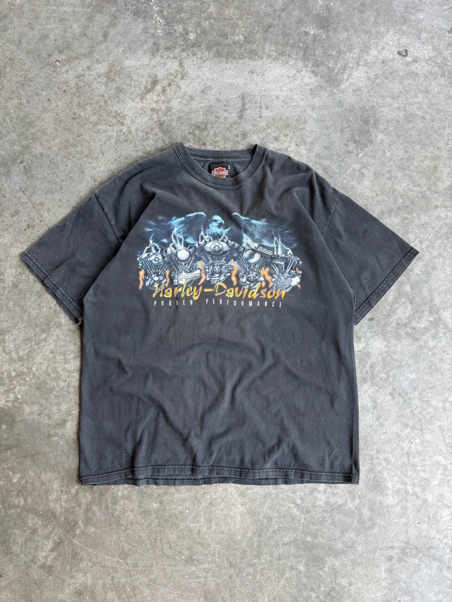 Vintage Harley Davidson Proven Performance Faded Tee - XL
