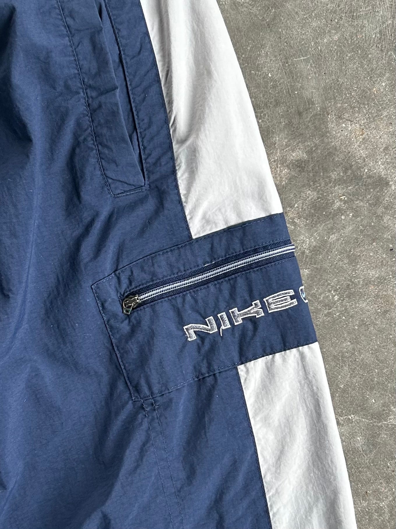 Vintage Navy Nike Track Pants - XXL