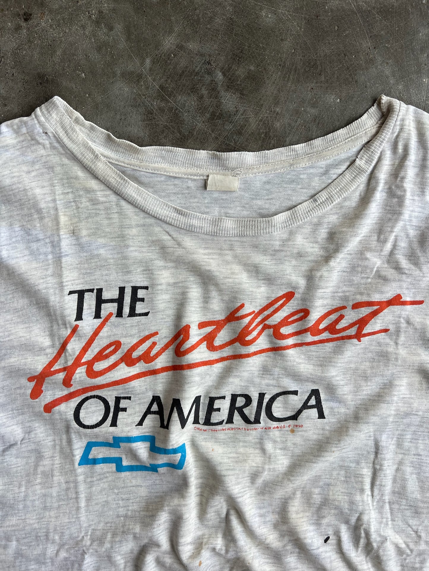 Vintage Heartbeat of America Chevy Shirt - XL